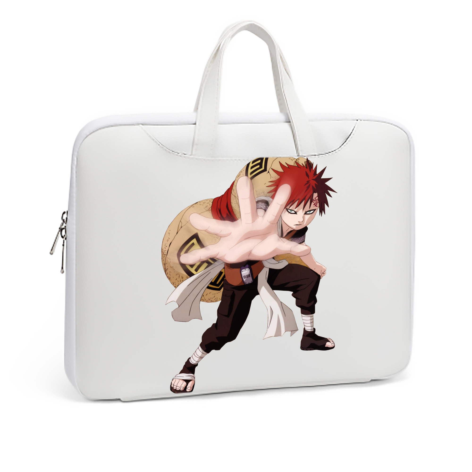 （画像用） NARUTO -ナルト- ガアラ Gaara レザーラップトップバッグ　ノートパソコンケース