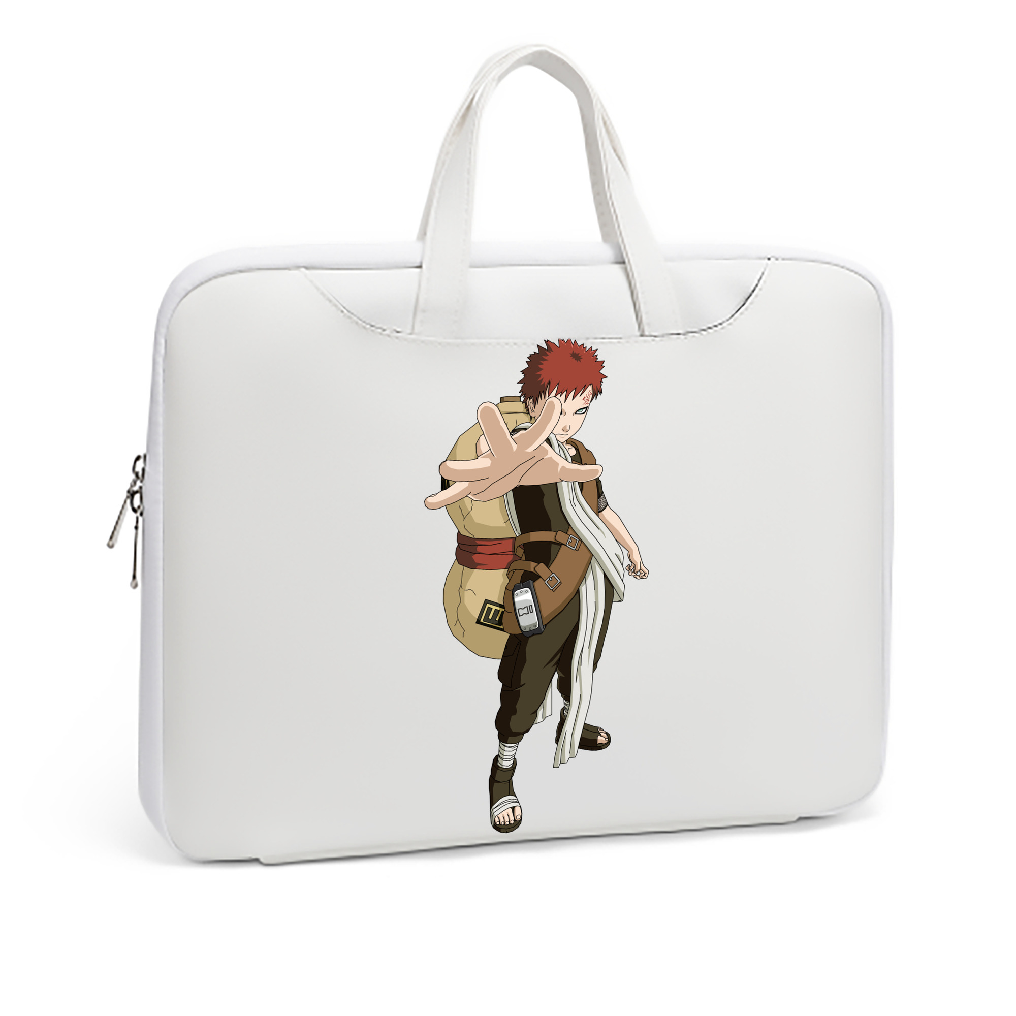 （画像用） NARUTO -ナルト- ガアラ Gaara レザーラップトップバッグ　ノートパソコンケース