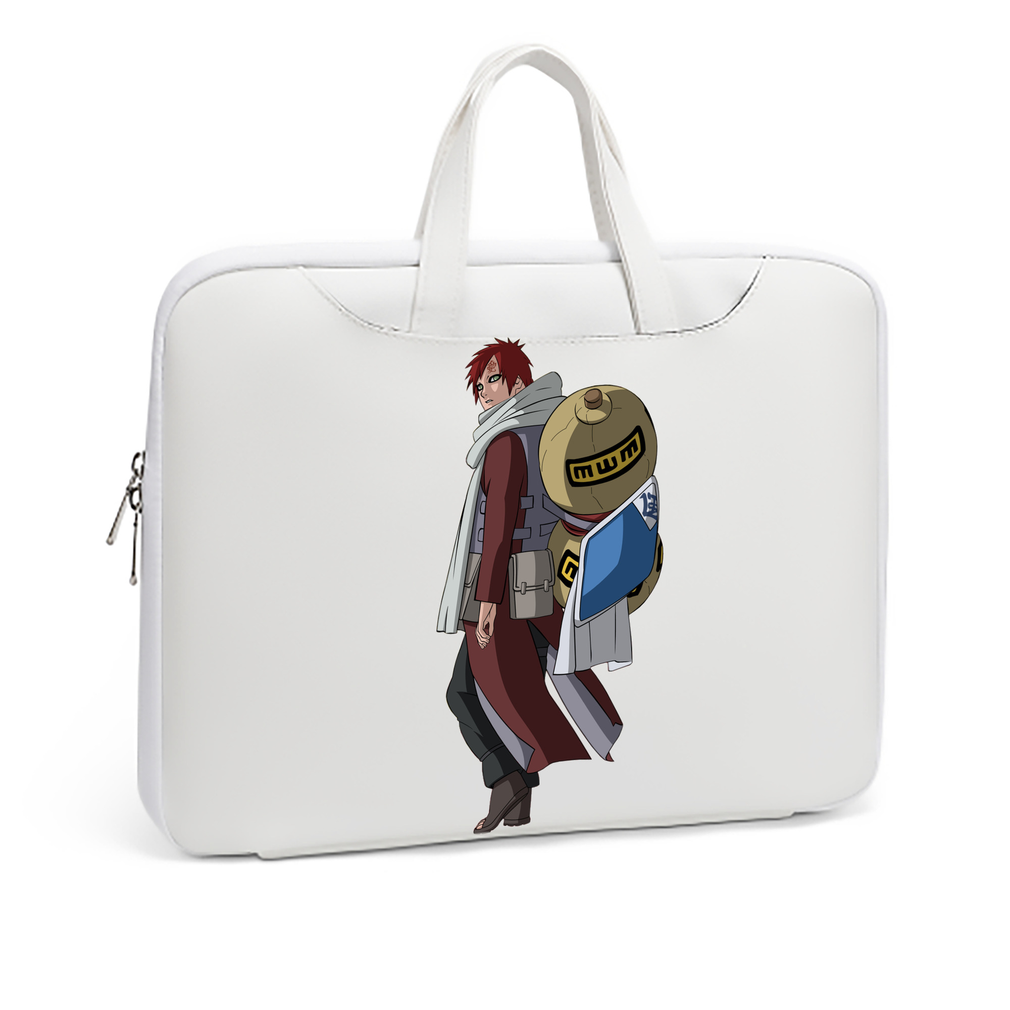 （画像用） NARUTO -ナルト- ガアラ Gaara レザーラップトップバッグ　ノートパソコンケース