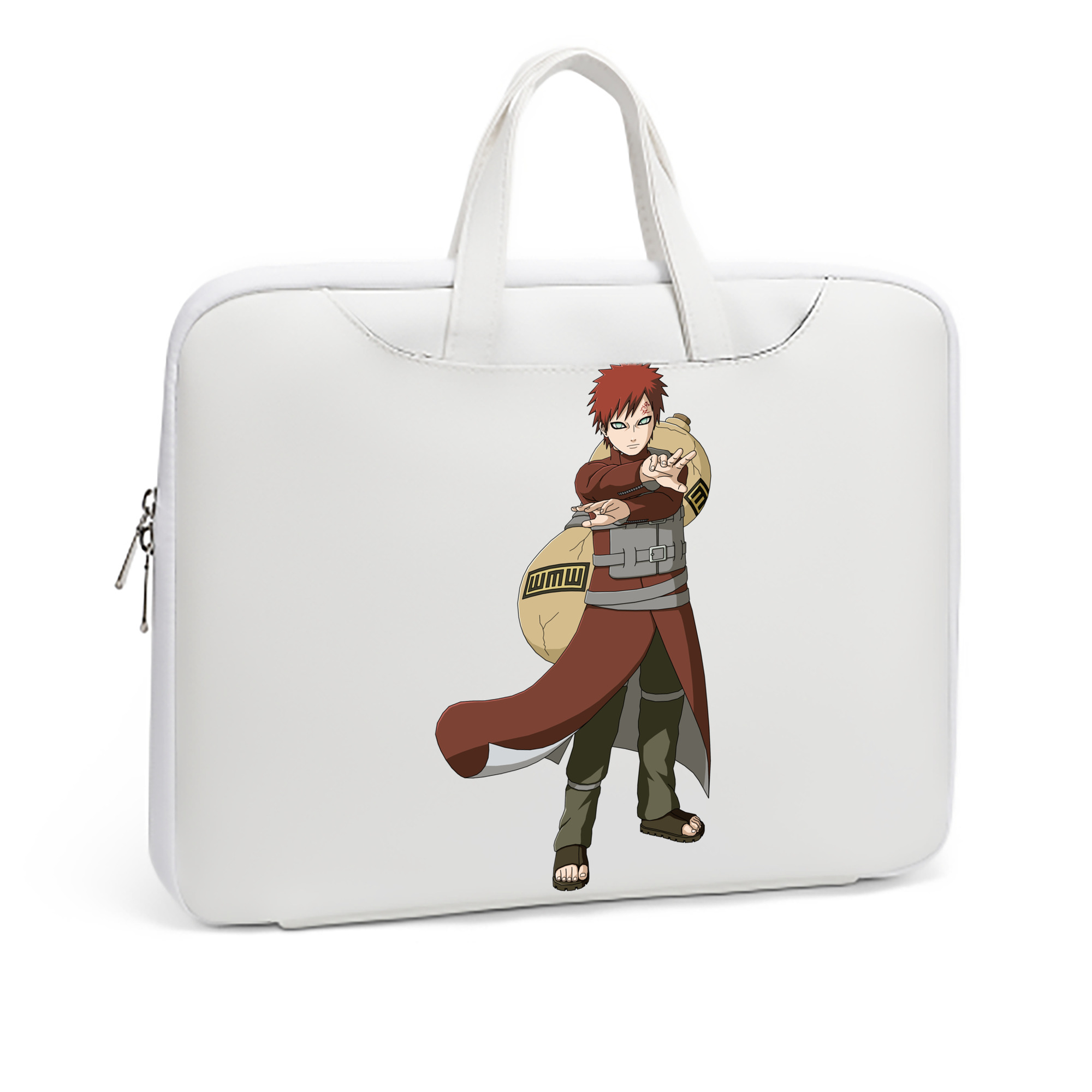 （画像用） NARUTO -ナルト- ガアラ Gaara レザーラップトップバッグ　ノートパソコンケース