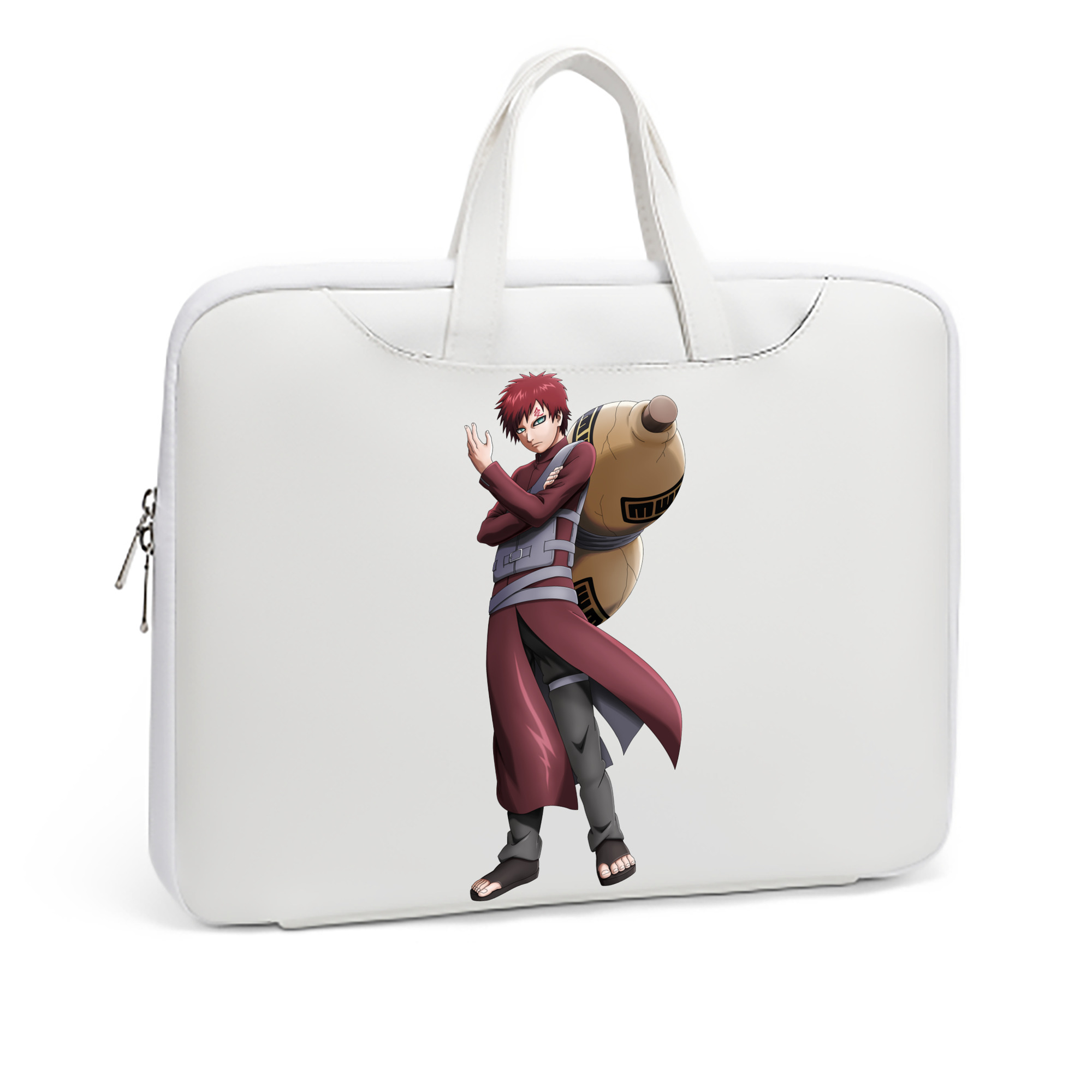 （画像用） NARUTO -ナルト- ガアラ Gaara レザーラップトップバッグ　ノートパソコンケース