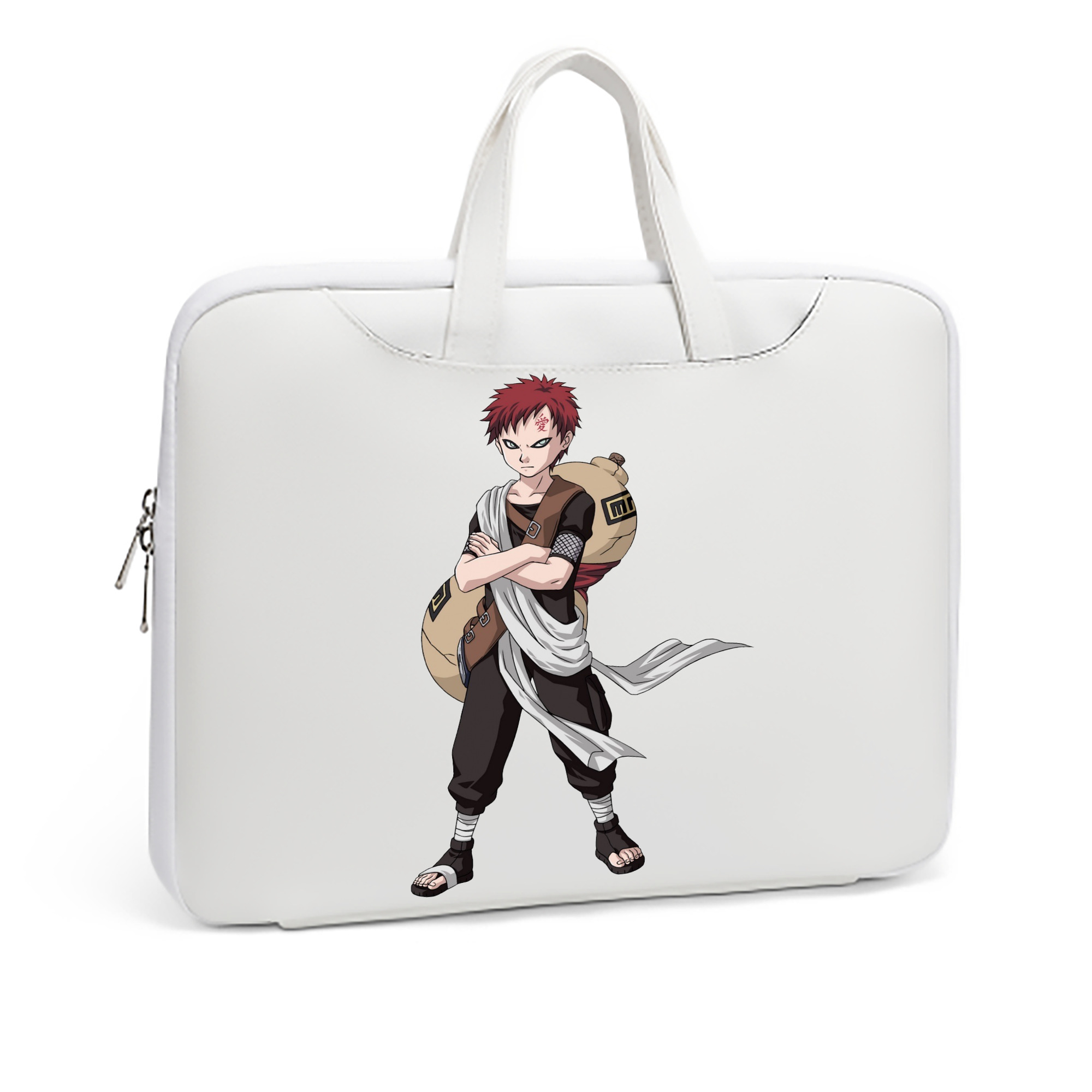 （画像用） NARUTO -ナルト- ガアラ Gaara レザーラップトップバッグ　ノートパソコンケース