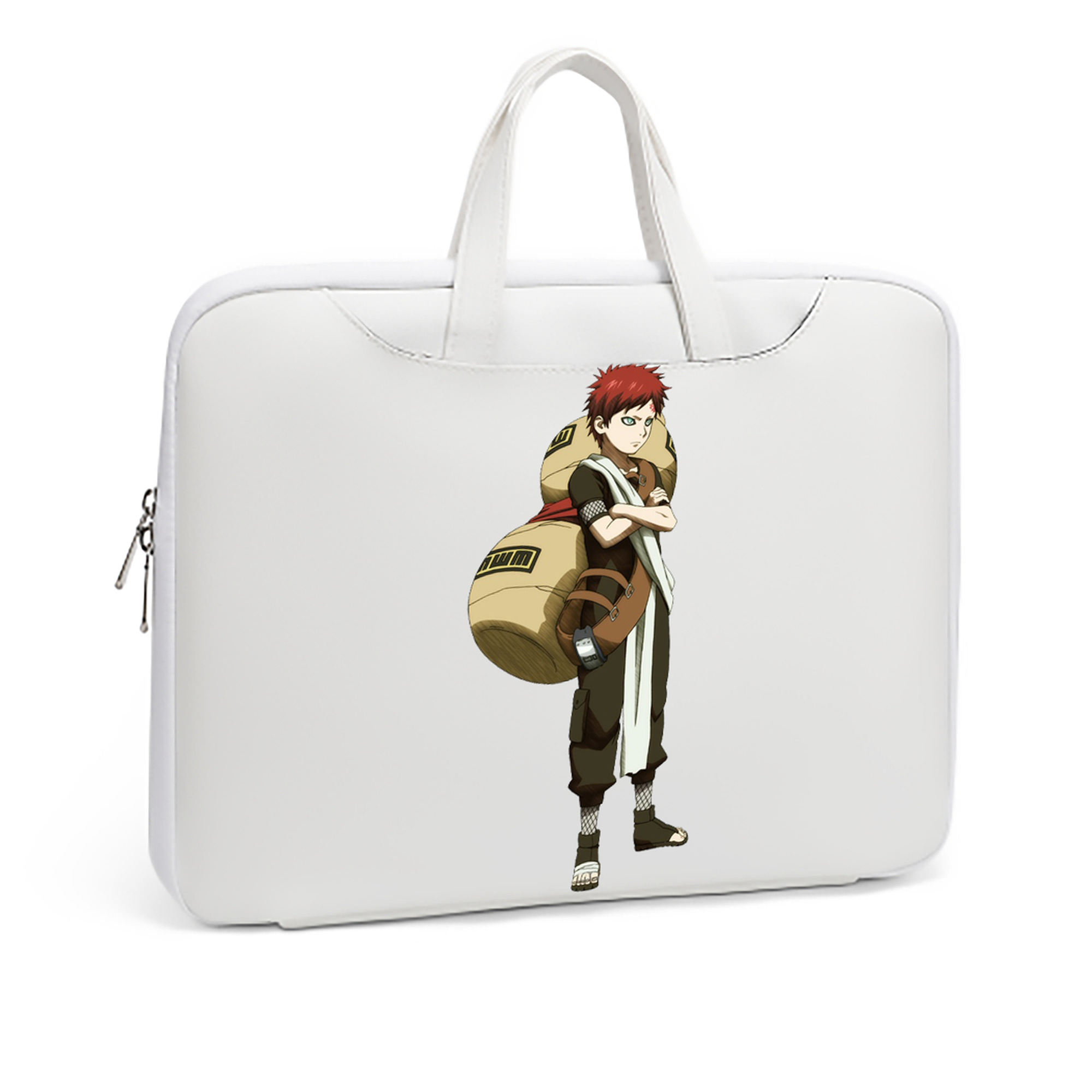 （画像用） NARUTO -ナルト- ガアラ Gaara レザーラップトップバッグ　ノートパソコンケース
