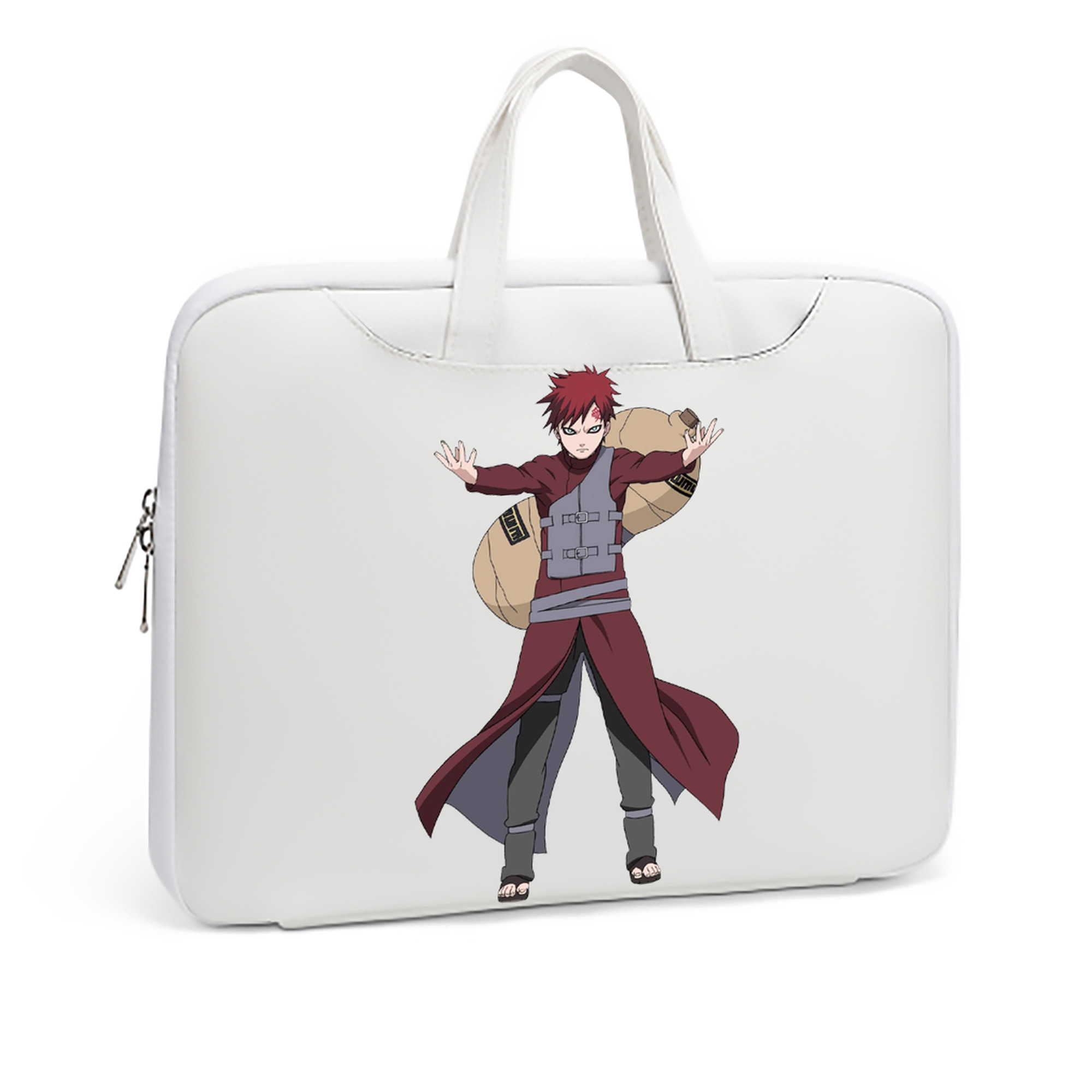 （画像用） NARUTO -ナルト- ガアラ Gaara レザーラップトップバッグ　ノートパソコンケース