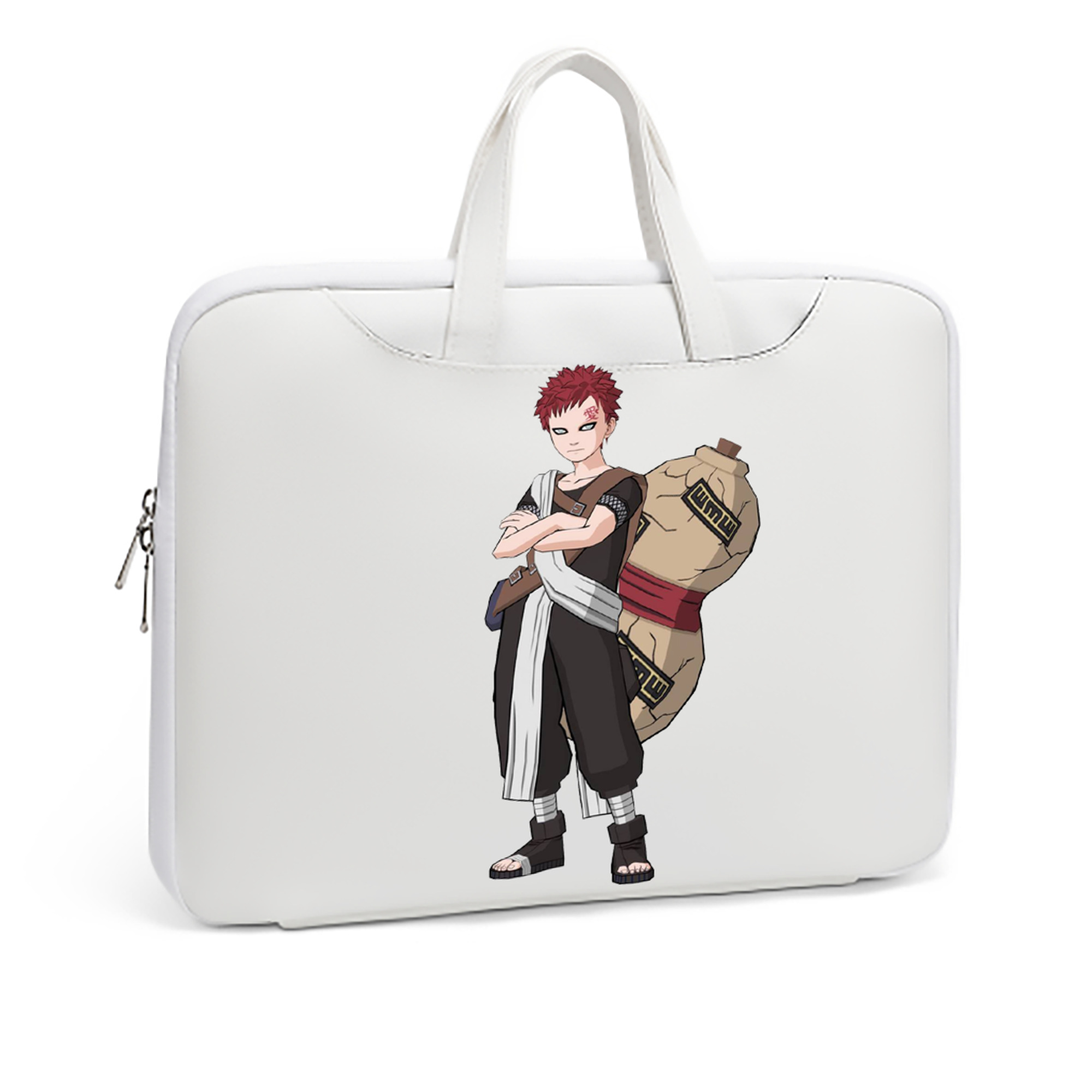 （画像用） NARUTO -ナルト- ガアラ Gaara レザーラップトップバッグ　ノートパソコンケース
