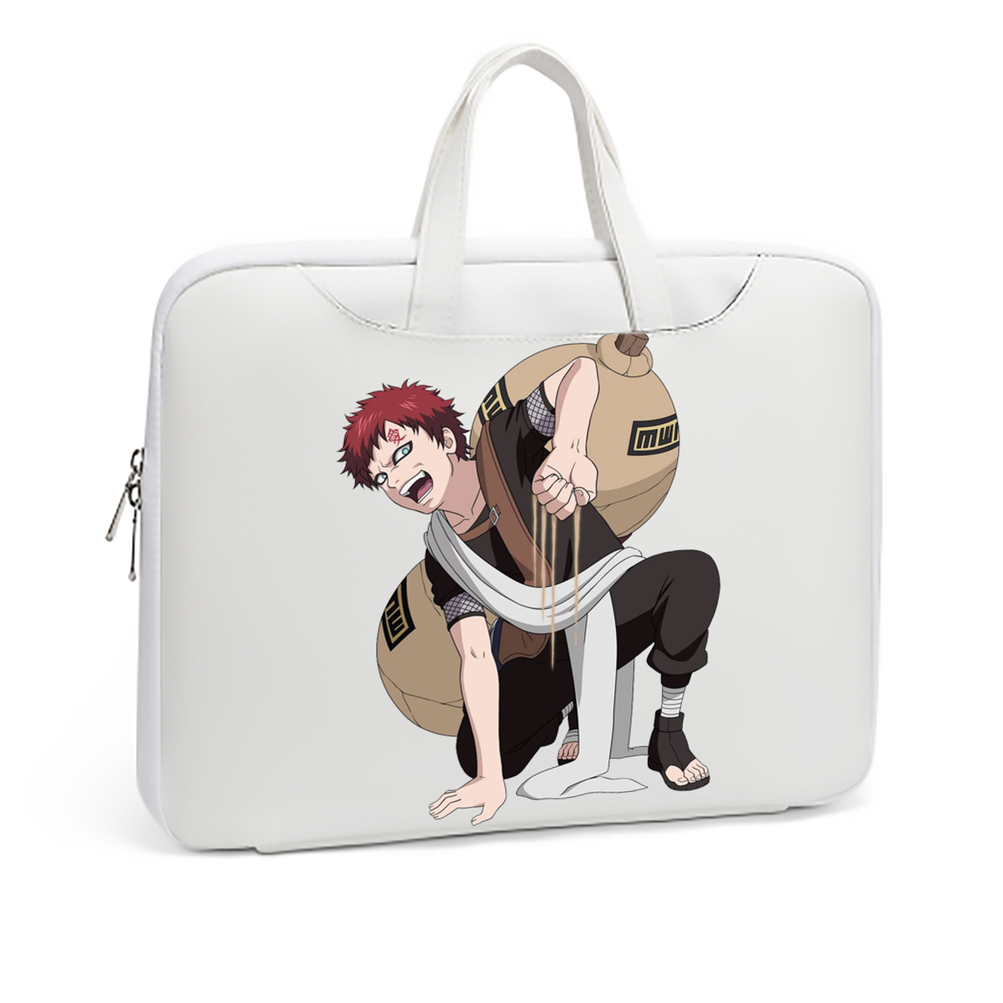 （画像用） NARUTO -ナルト- ガアラ Gaara レザーラップトップバッグ　ノートパソコンケース