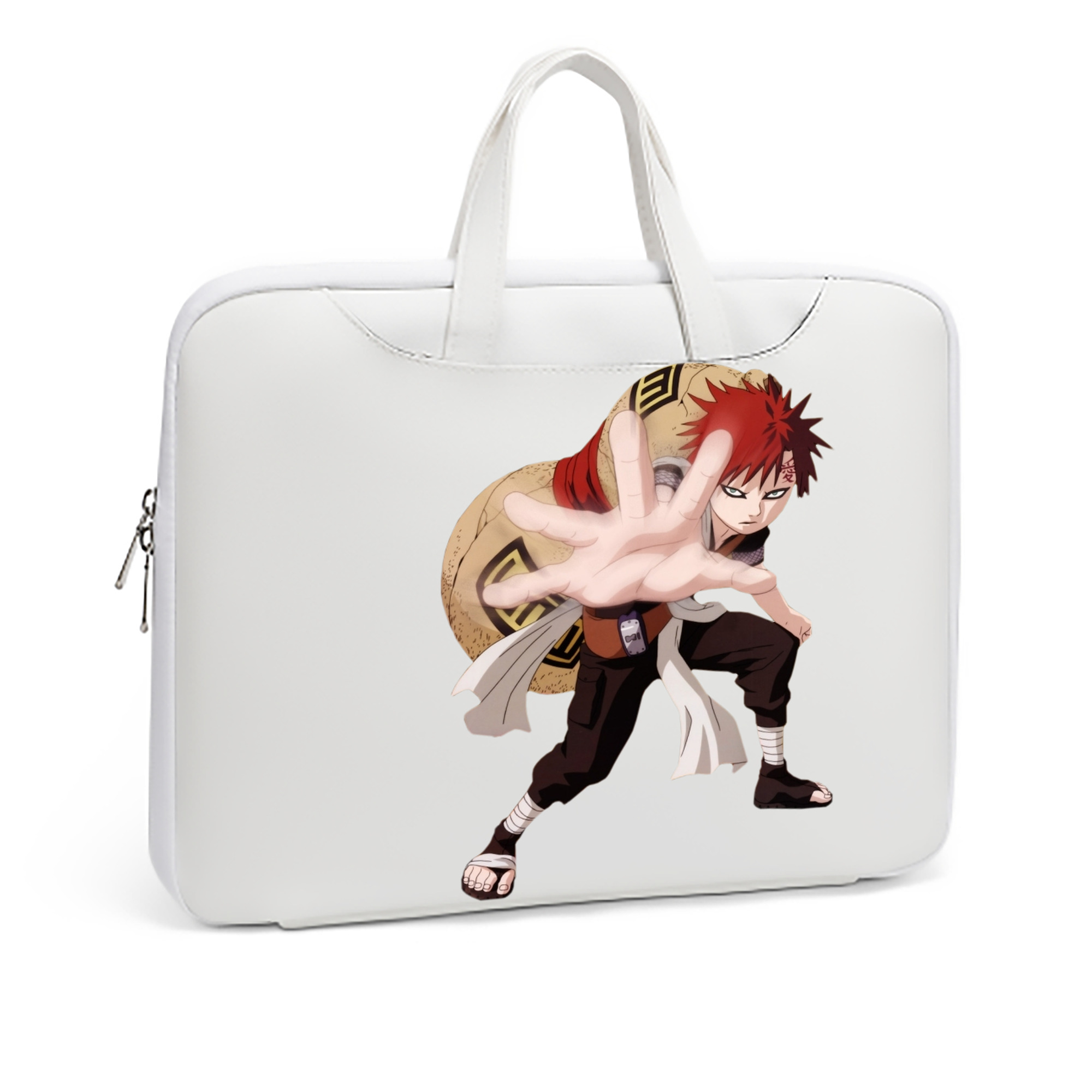 （画像用） NARUTO -ナルト- ガアラ Gaara レザーラップトップバッグ　ノートパソコンケース