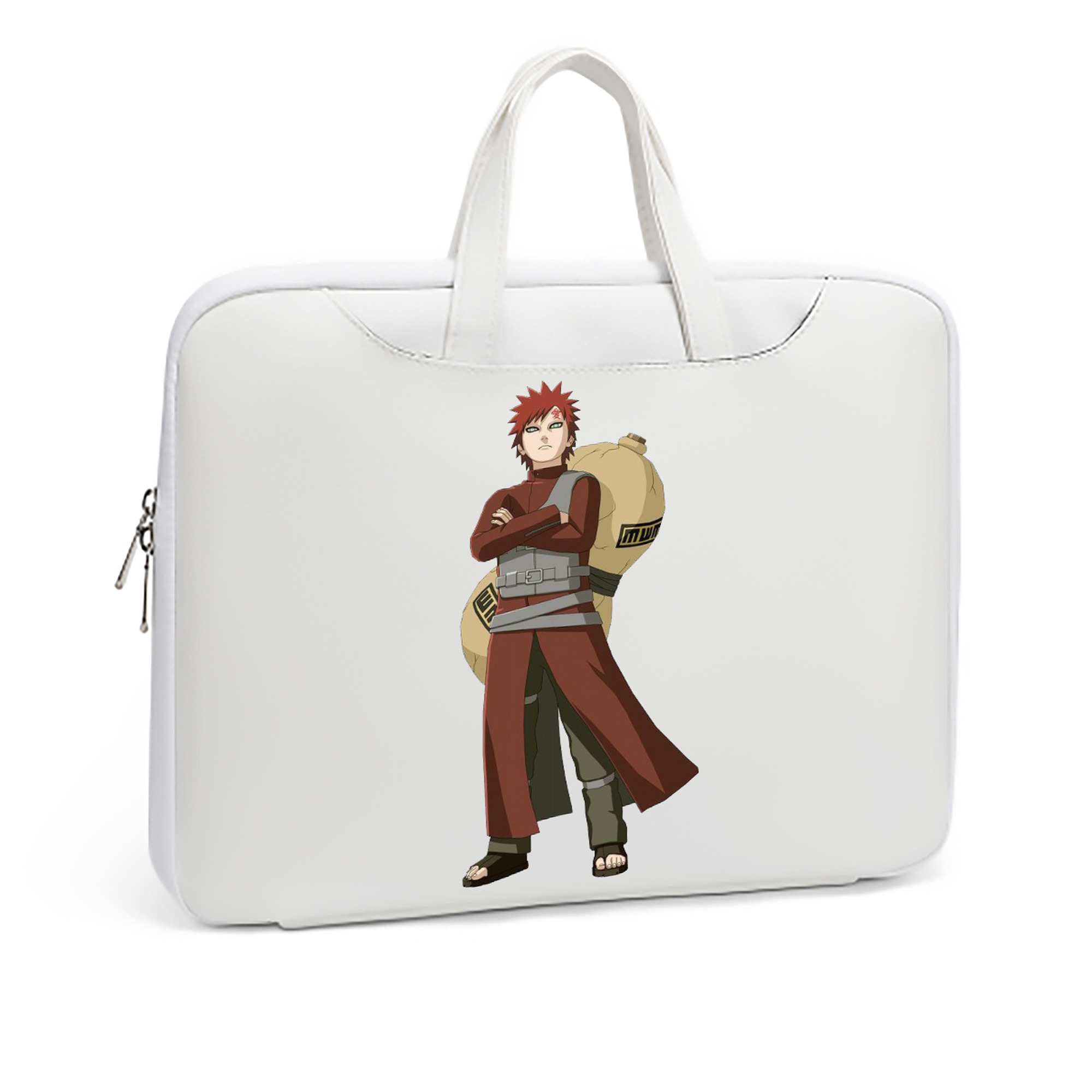 （画像用） NARUTO -ナルト- ガアラ Gaara レザーラップトップバッグ　ノートパソコンケース