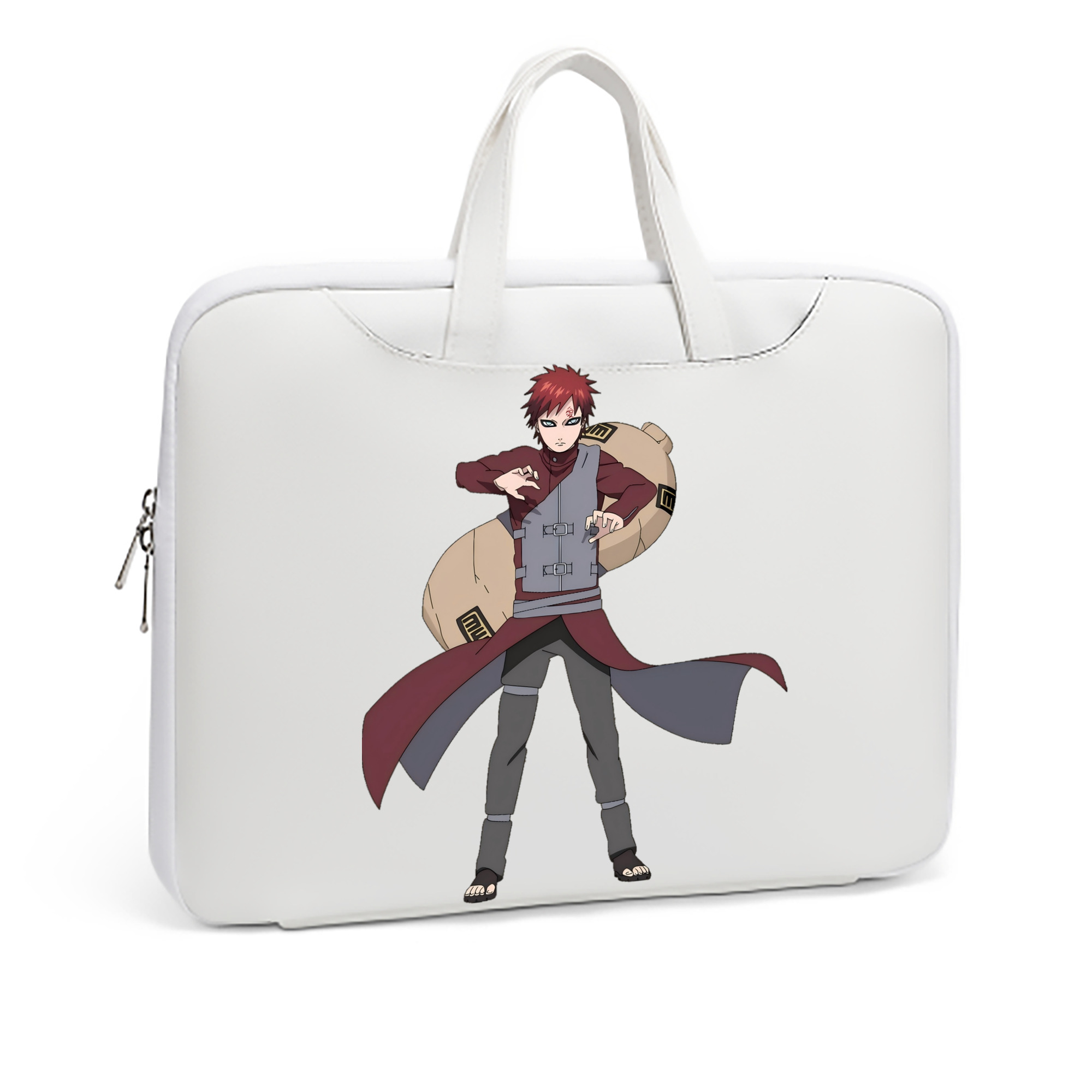 （画像用） NARUTO -ナルト- ガアラ Gaara レザーラップトップバッグ　ノートパソコンケース