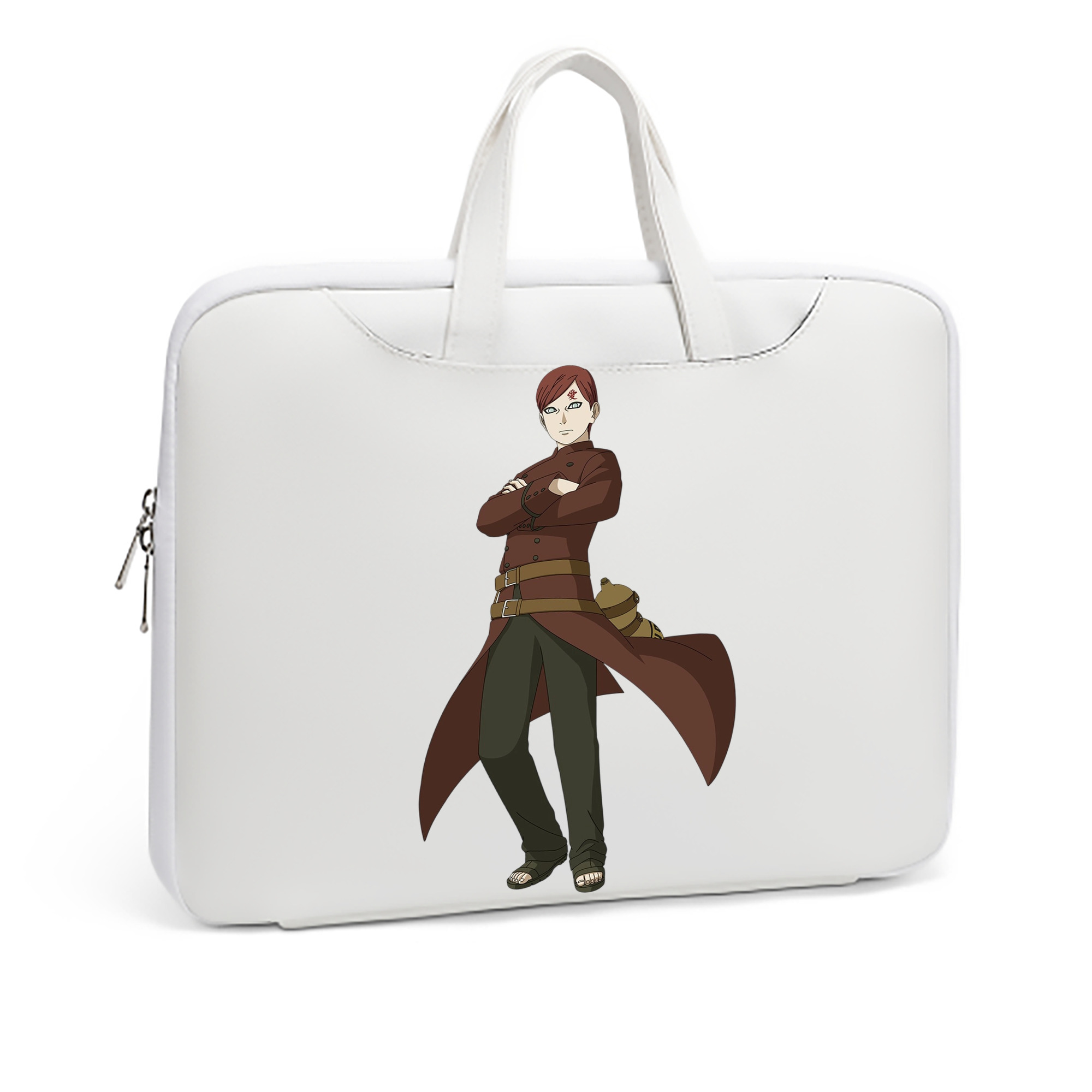 （画像用） NARUTO -ナルト- ガアラ Gaara レザーラップトップバッグ　ノートパソコンケース