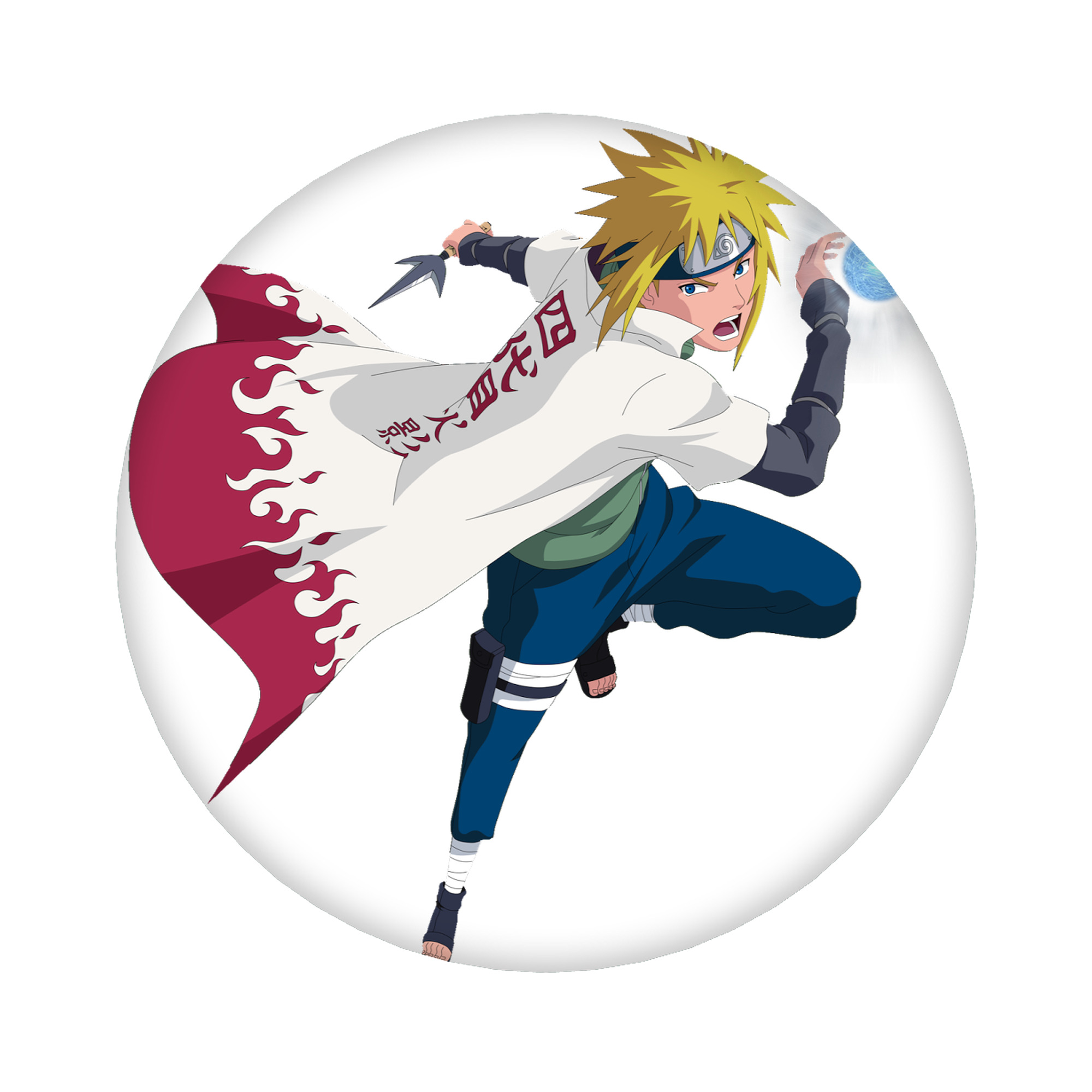（画像用） NARUTO -ナルト- 波風 ミナト Namikaze Minato 6cm 缶バッジ 複数セット