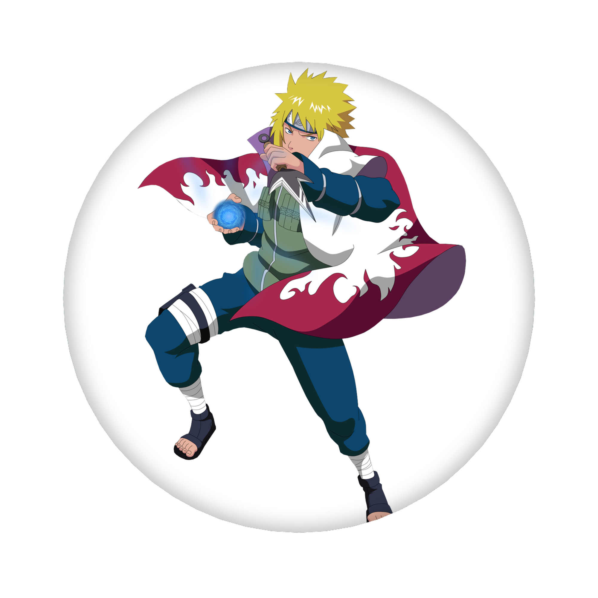 （画像用） NARUTO -ナルト- 波風 ミナト Namikaze Minato 6cm 缶バッジ 複数セット