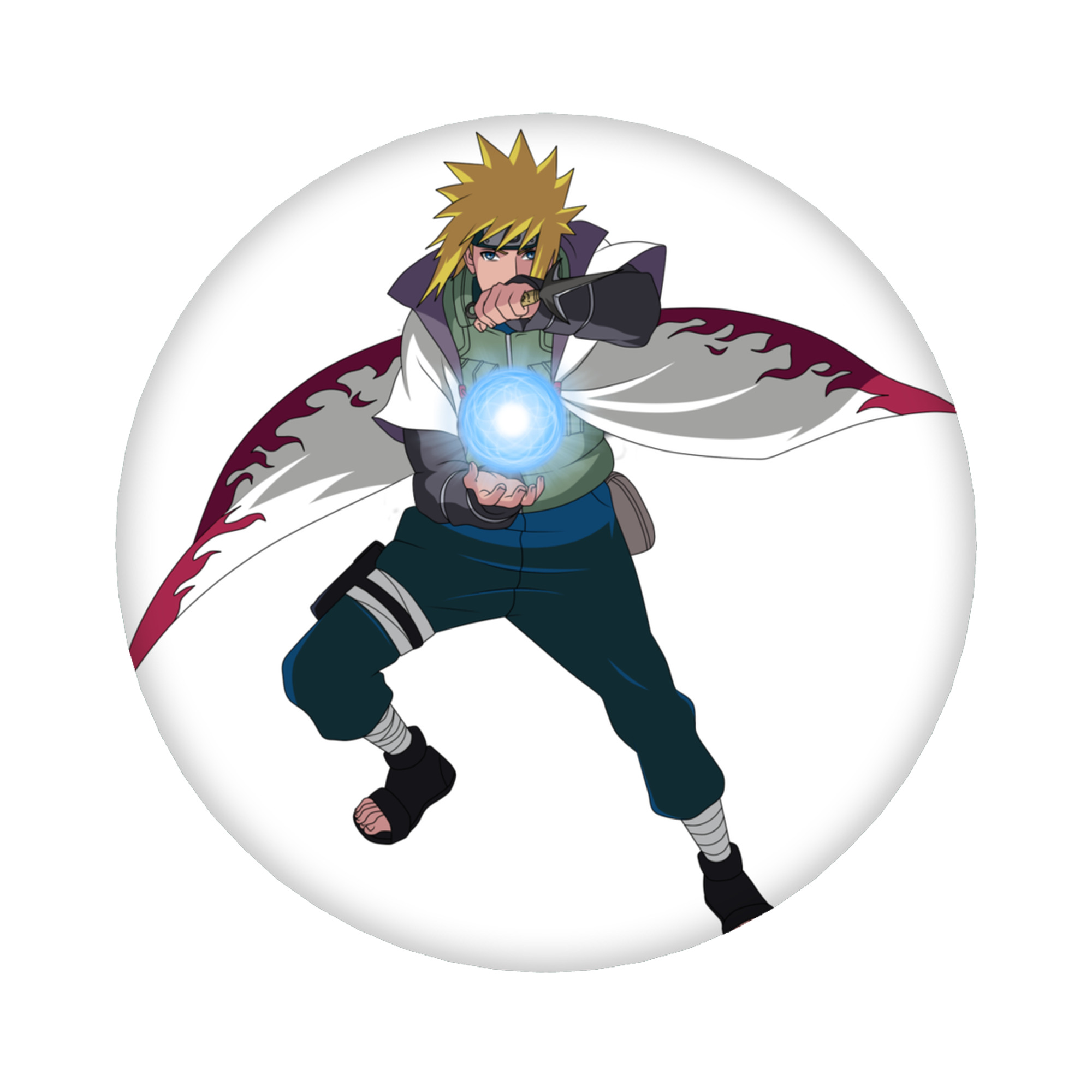 （画像用） NARUTO -ナルト- 波風 ミナト Namikaze Minato 6cm 缶バッジ 複数セット