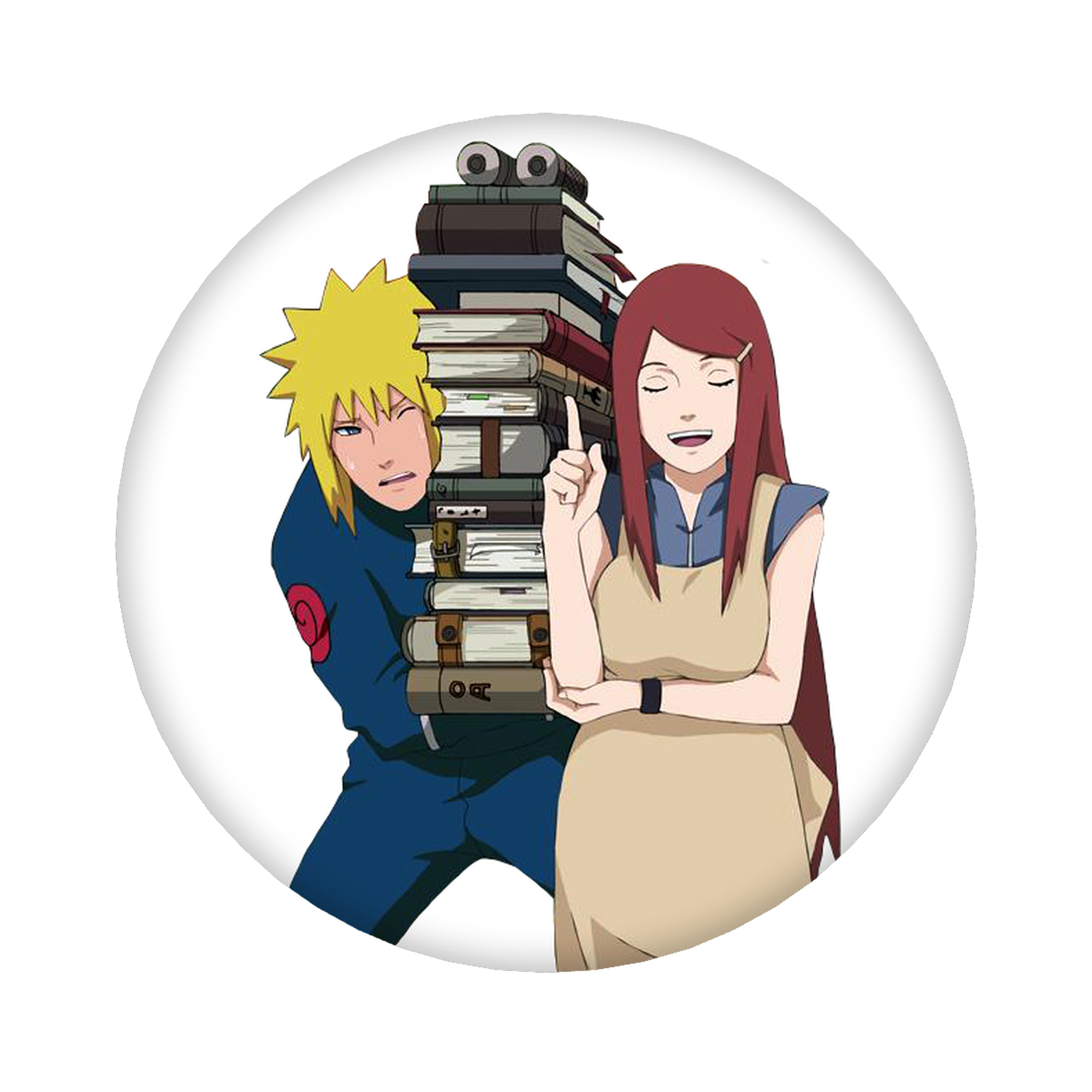 （画像用） NARUTO -ナルト- 波風 ミナト Namikaze Minato 6cm 缶バッジ 複数セット