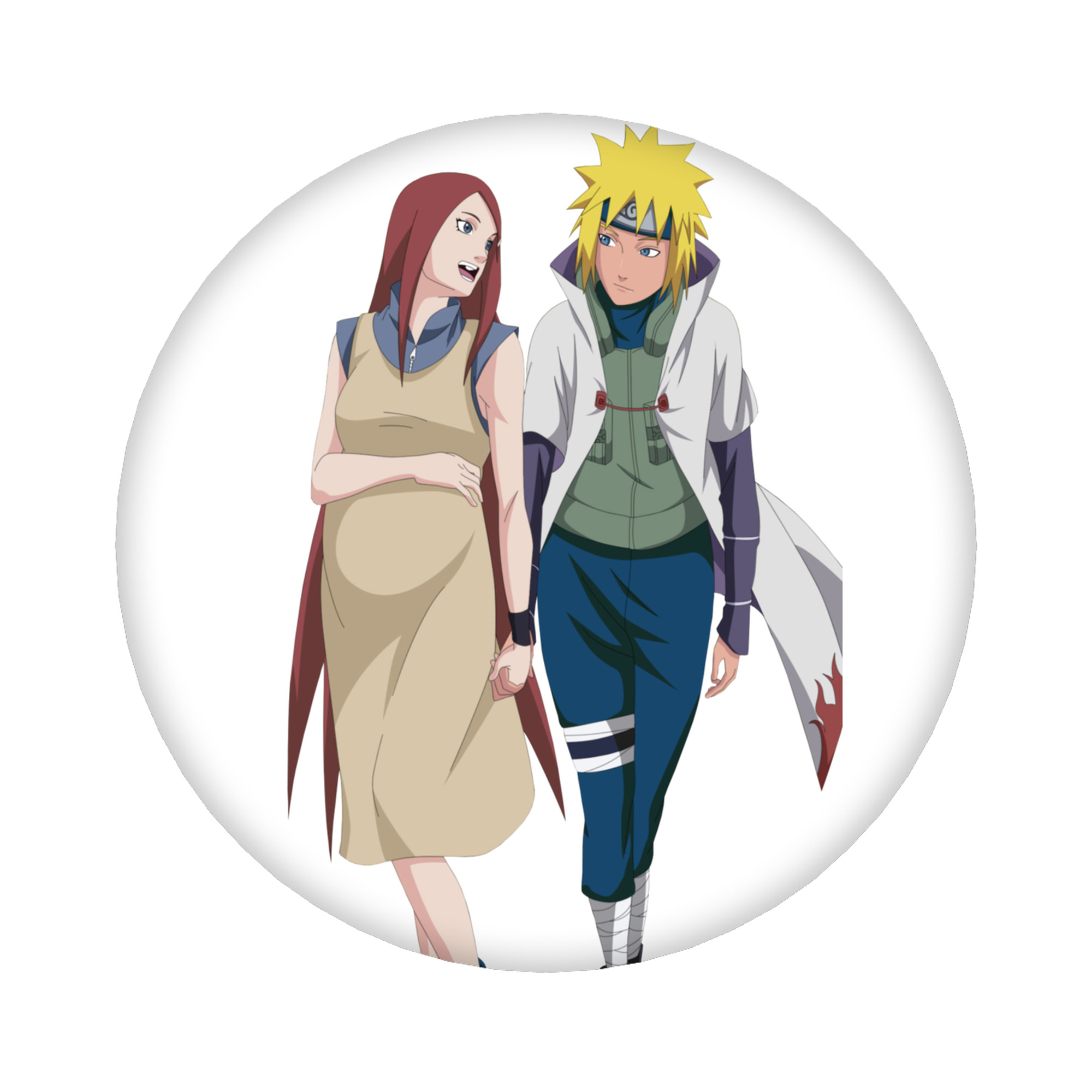 （画像用） NARUTO -ナルト- 波風 ミナト Namikaze Minato 6cm 缶バッジ 複数セット