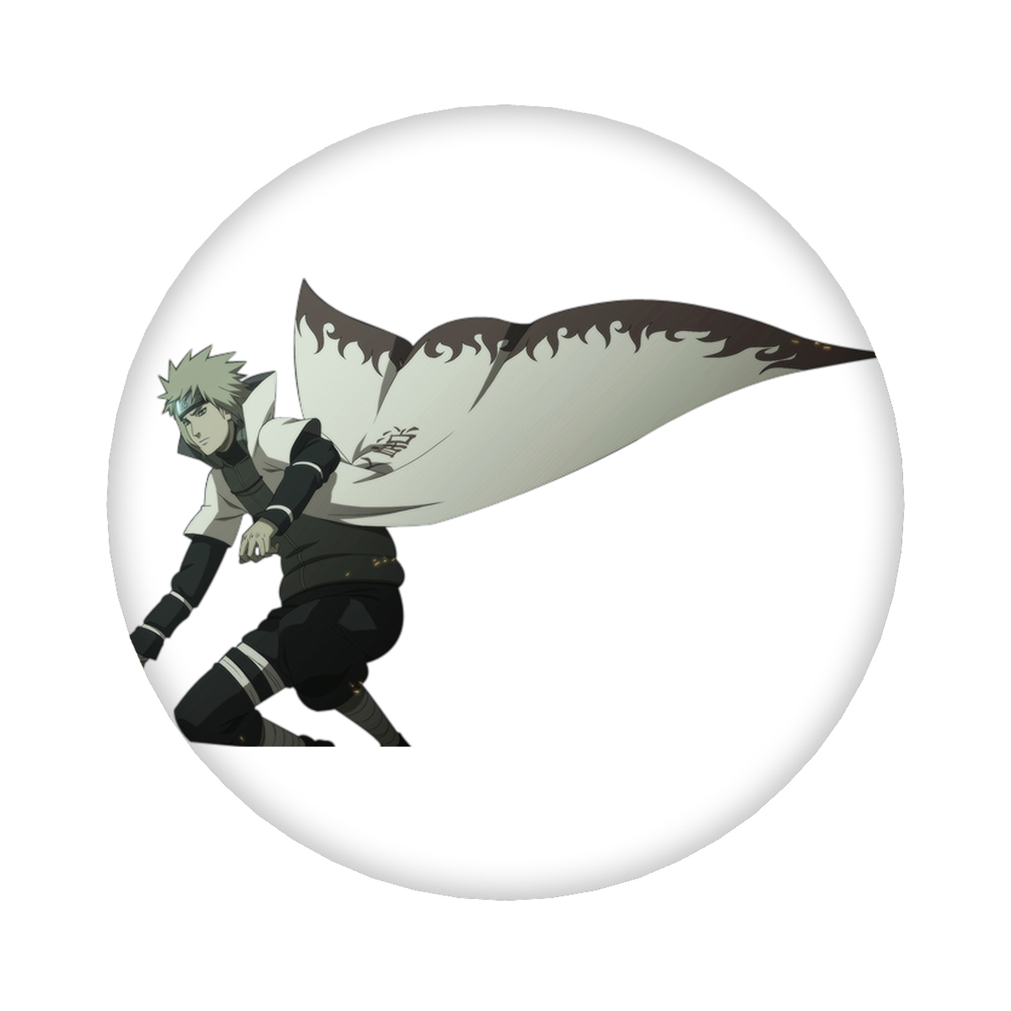 （画像用） NARUTO -ナルト- 波風 ミナト Namikaze Minato 6cm 缶バッジ 複数セット