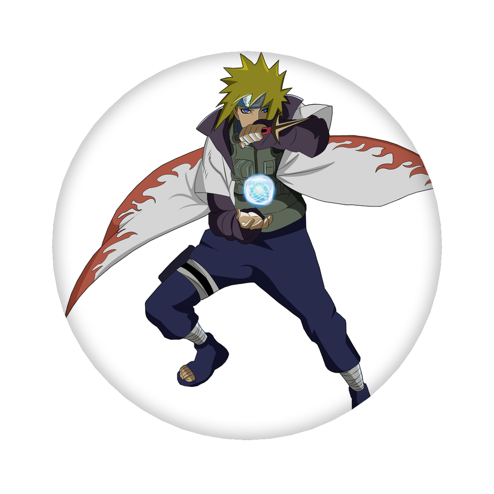 （画像用） NARUTO -ナルト- 波風 ミナト Namikaze Minato 6cm 缶バッジ 複数セット
