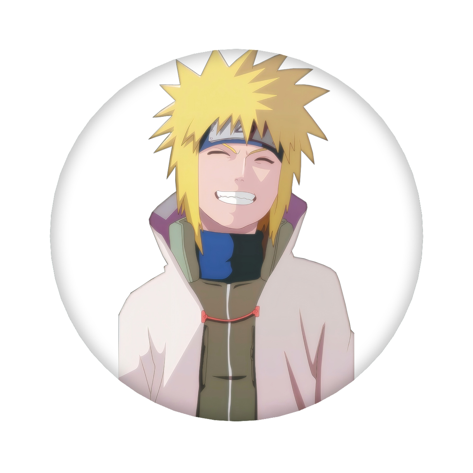 （画像用） NARUTO -ナルト- 波風 ミナト Namikaze Minato 6cm 缶バッジ 複数セット