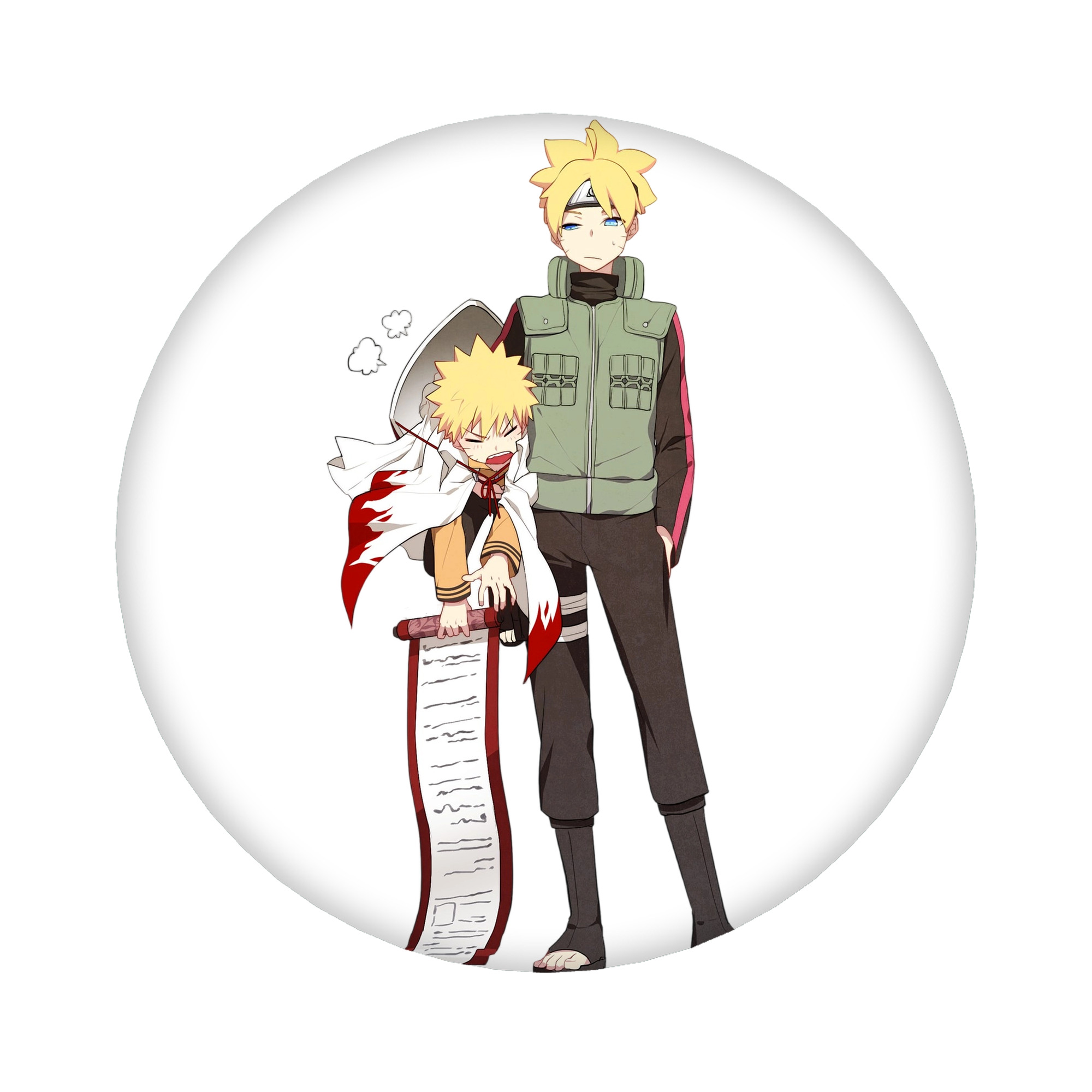 （画像用） NARUTO -ナルト- 波風 ミナト Namikaze Minato 6cm 缶バッジ 複数セット