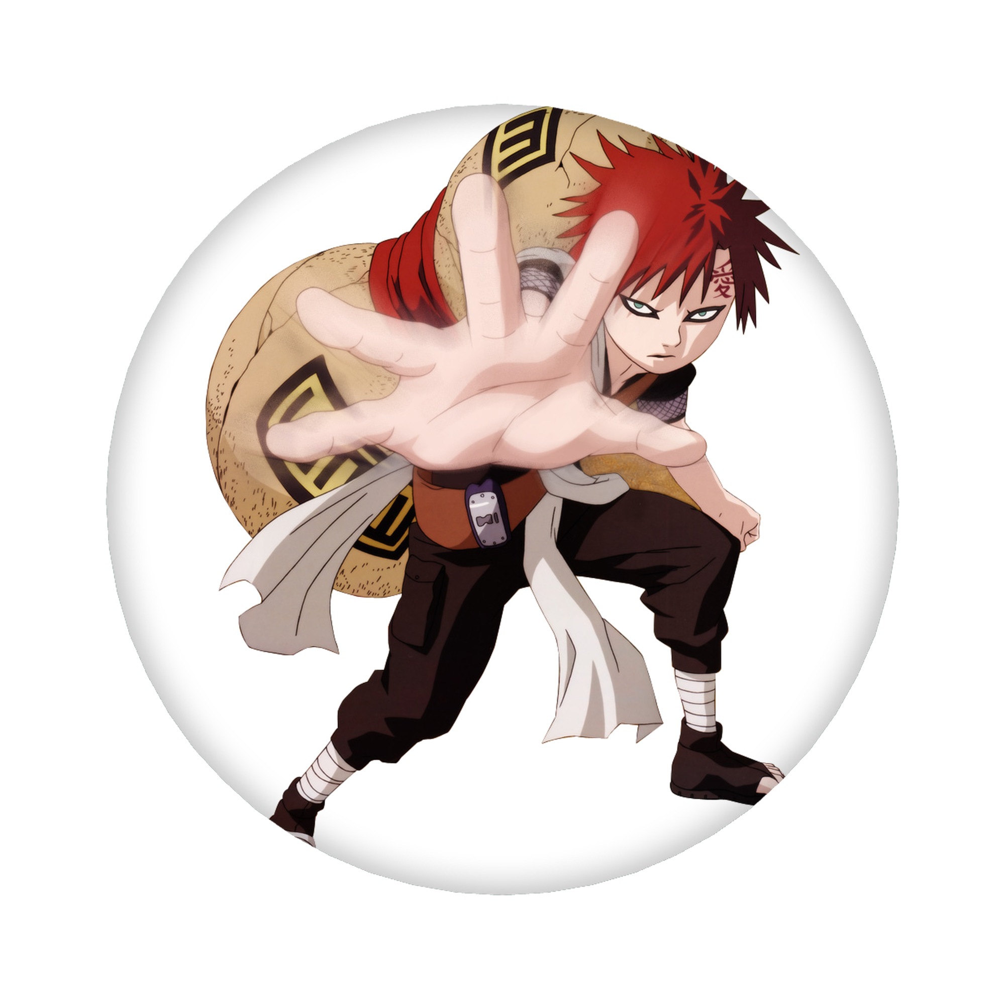 （画像用） NARUTO -ナルト- ガアラ Gaara 6cm 缶バッジ 複数セット