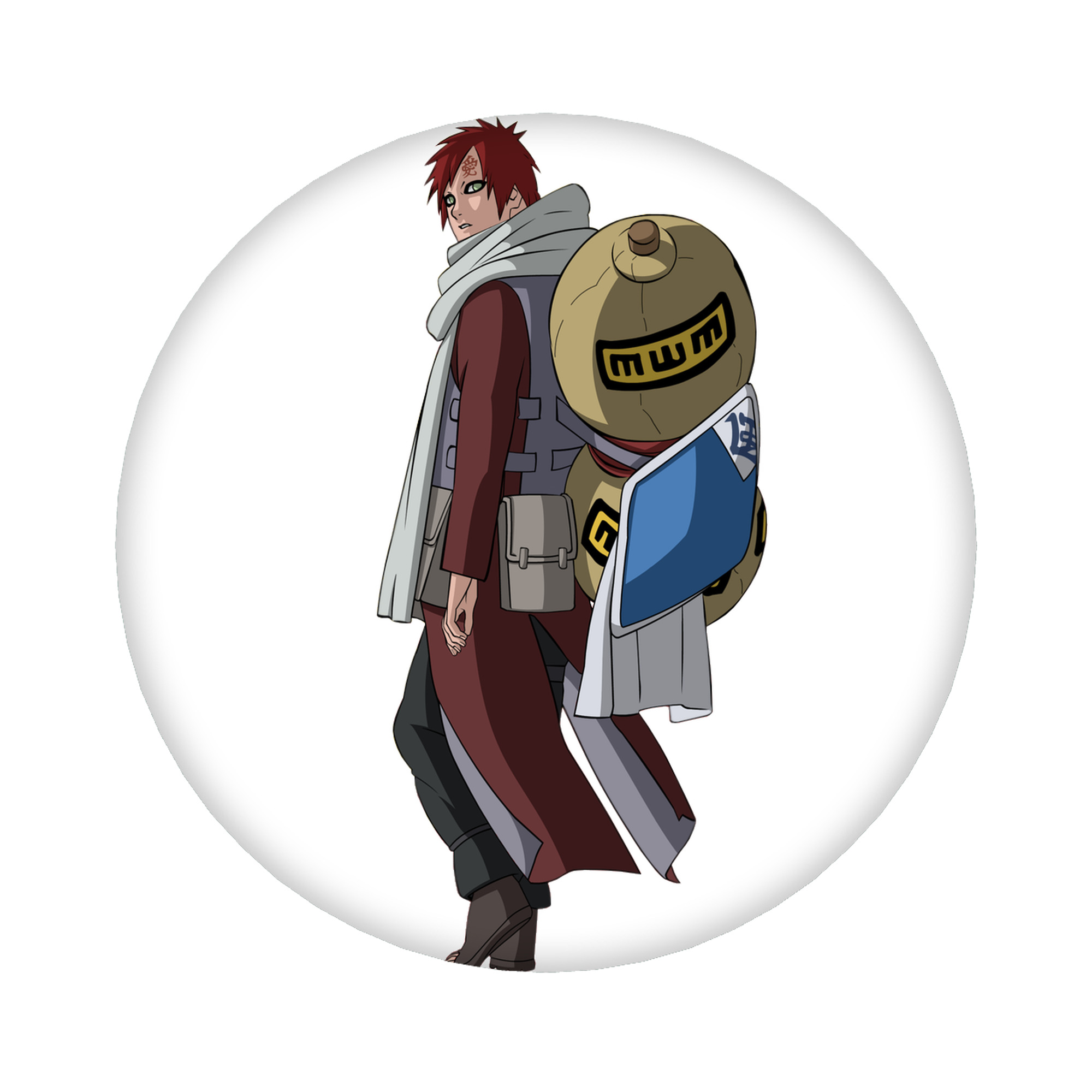 （画像用） NARUTO -ナルト- ガアラ Gaara 6cm 缶バッジ 複数セット