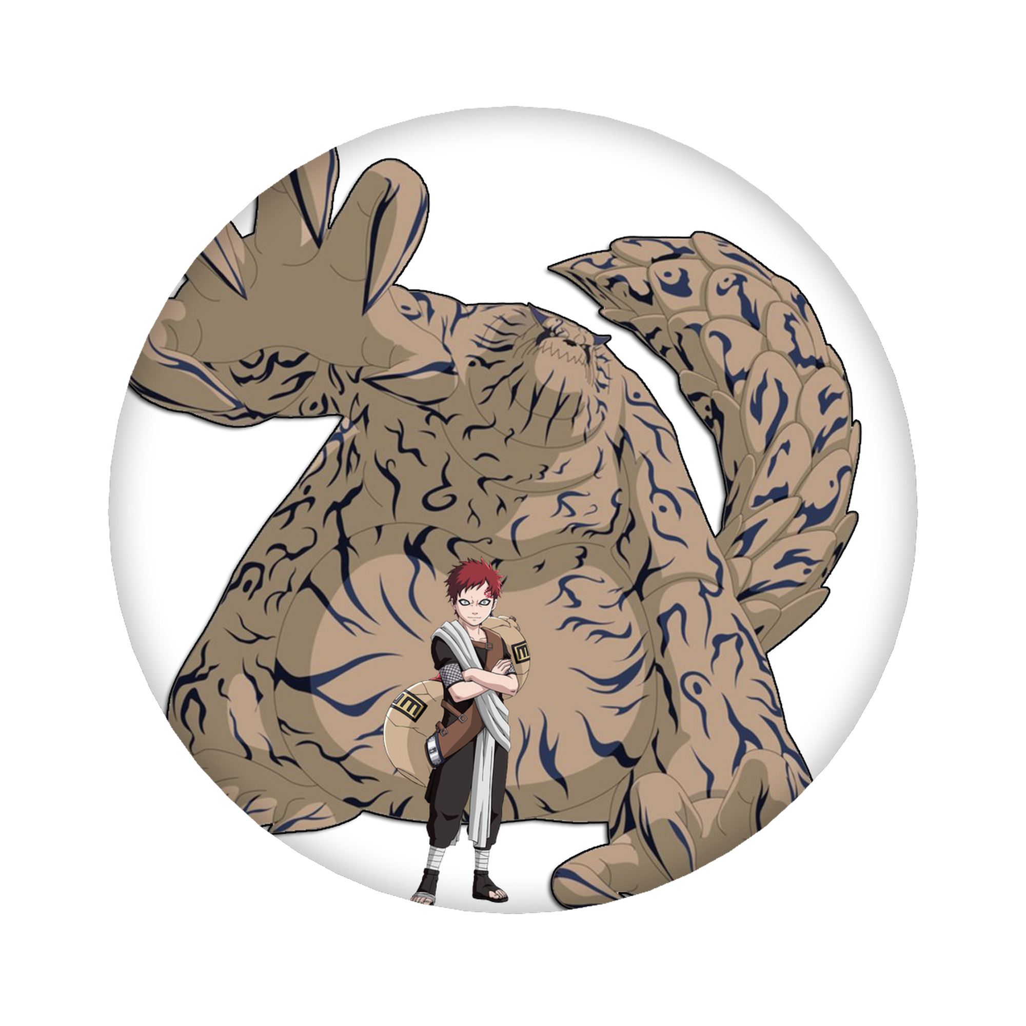 （画像用） NARUTO -ナルト- ガアラ Gaara 6cm 缶バッジ 複数セット