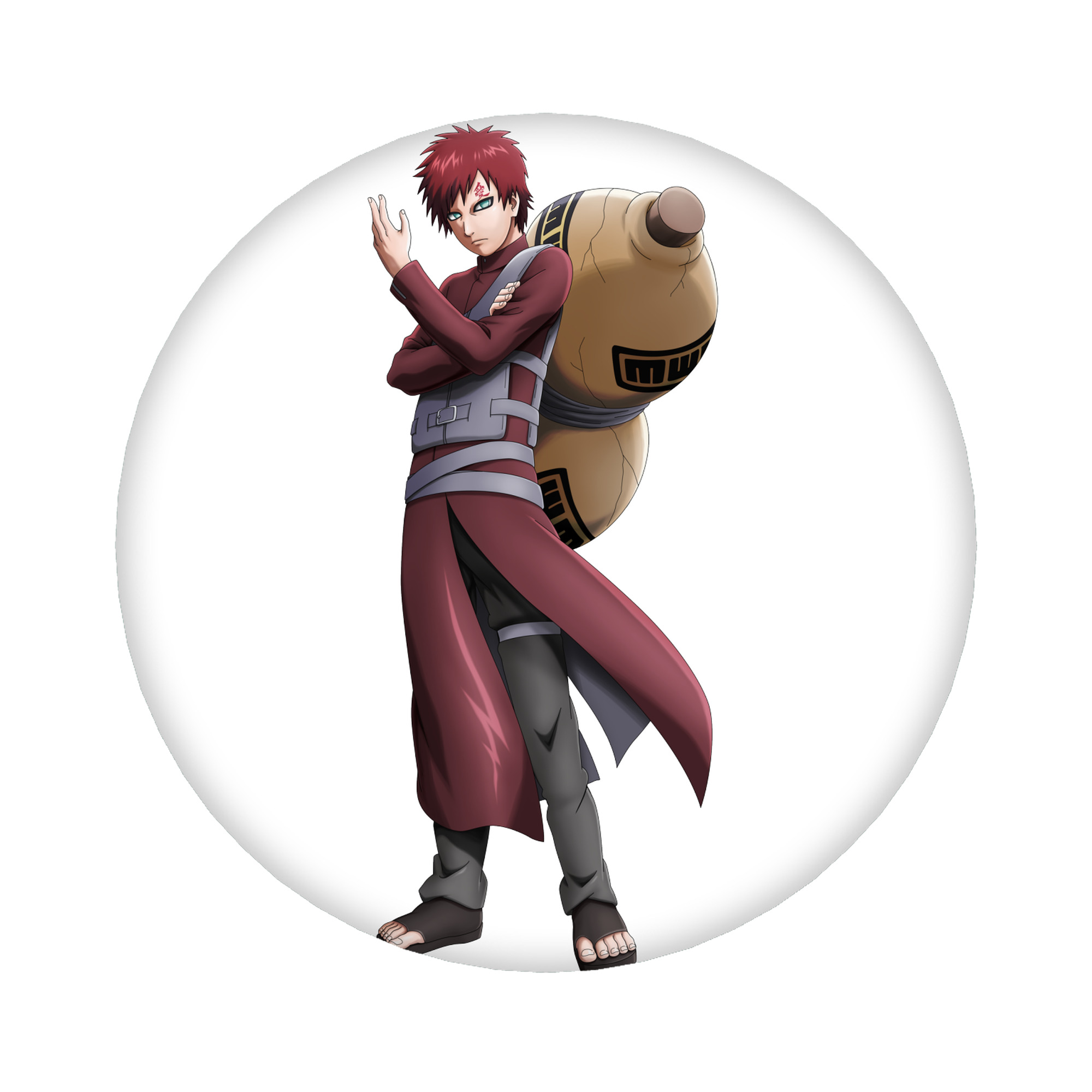 （画像用） NARUTO -ナルト- ガアラ Gaara 6cm 缶バッジ 複数セット