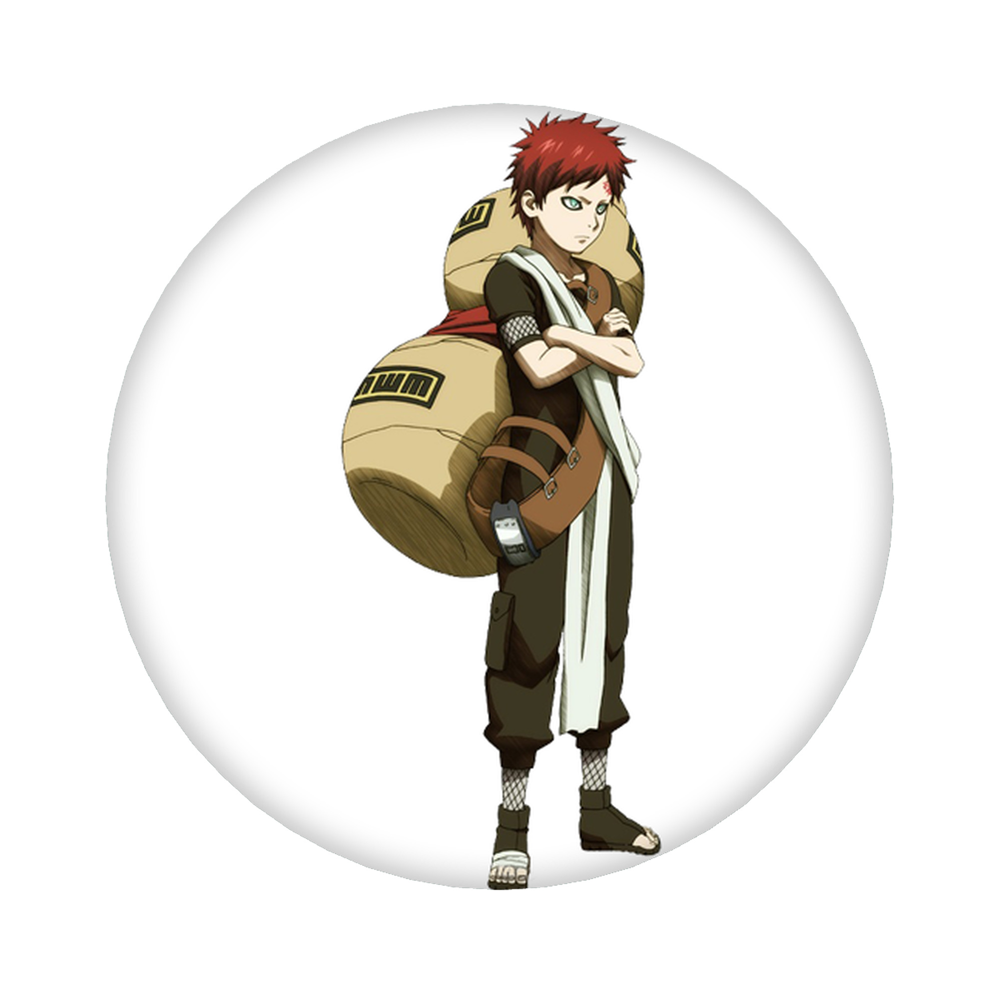 （画像用） NARUTO -ナルト- ガアラ Gaara 6cm 缶バッジ 複数セット