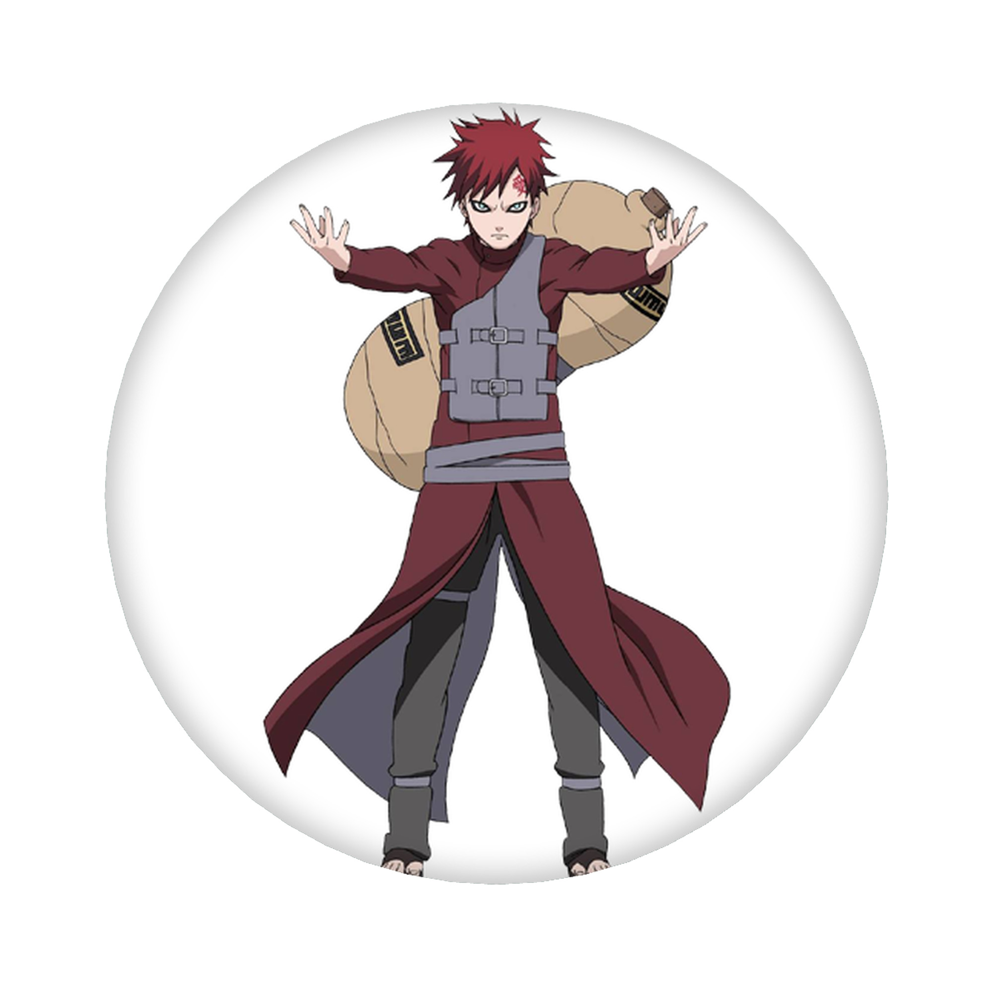 （画像用） NARUTO -ナルト- ガアラ Gaara 6cm 缶バッジ 複数セット