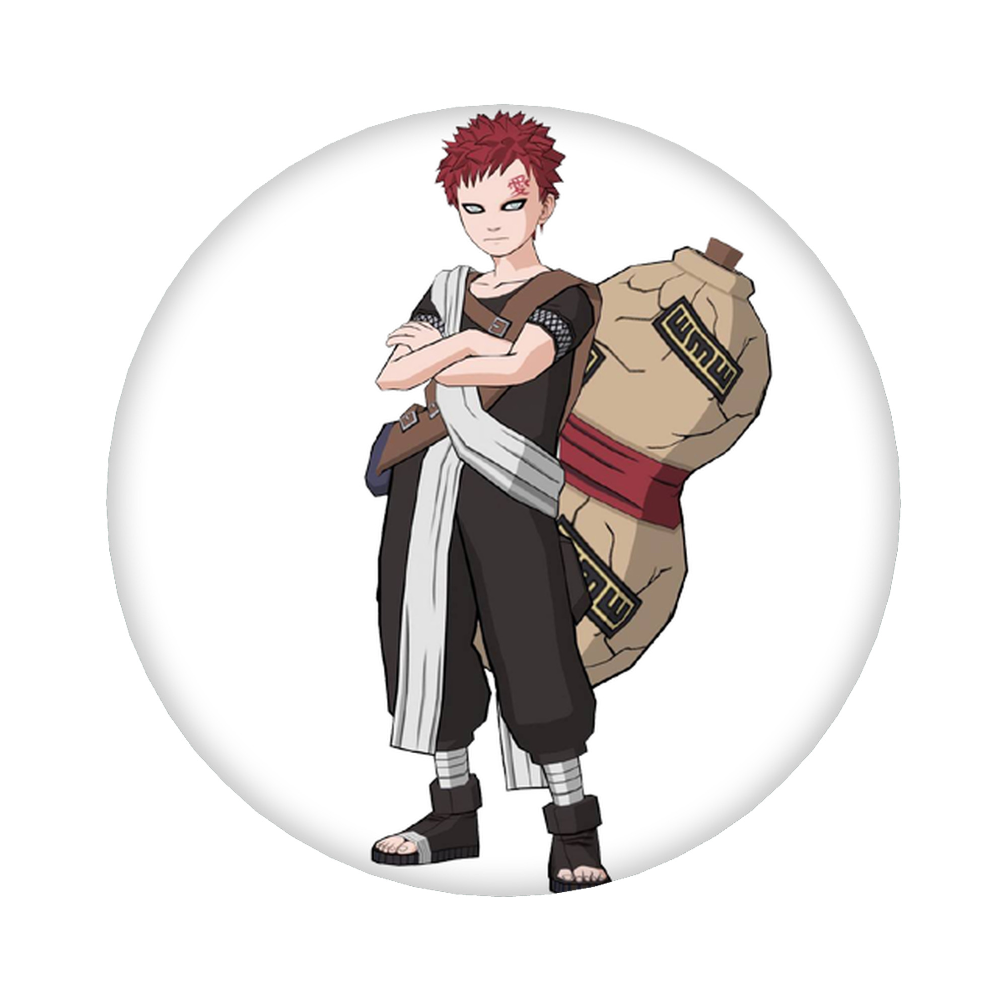 （画像用） NARUTO -ナルト- ガアラ Gaara 6cm 缶バッジ 複数セット