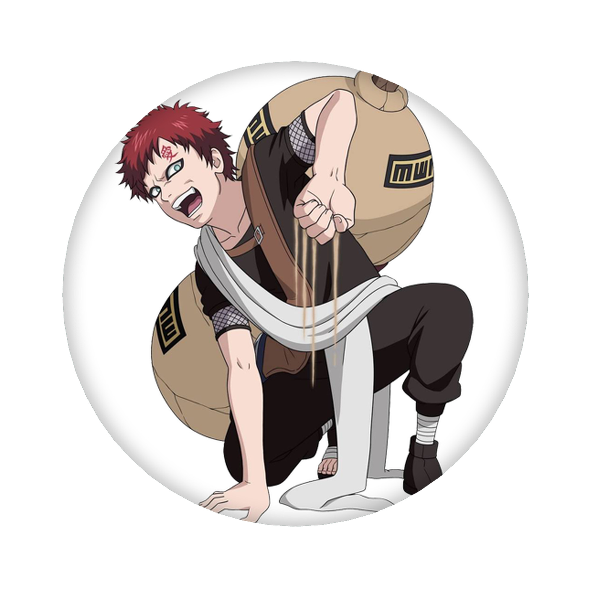 （画像用） NARUTO -ナルト- ガアラ Gaara 6cm 缶バッジ 複数セット