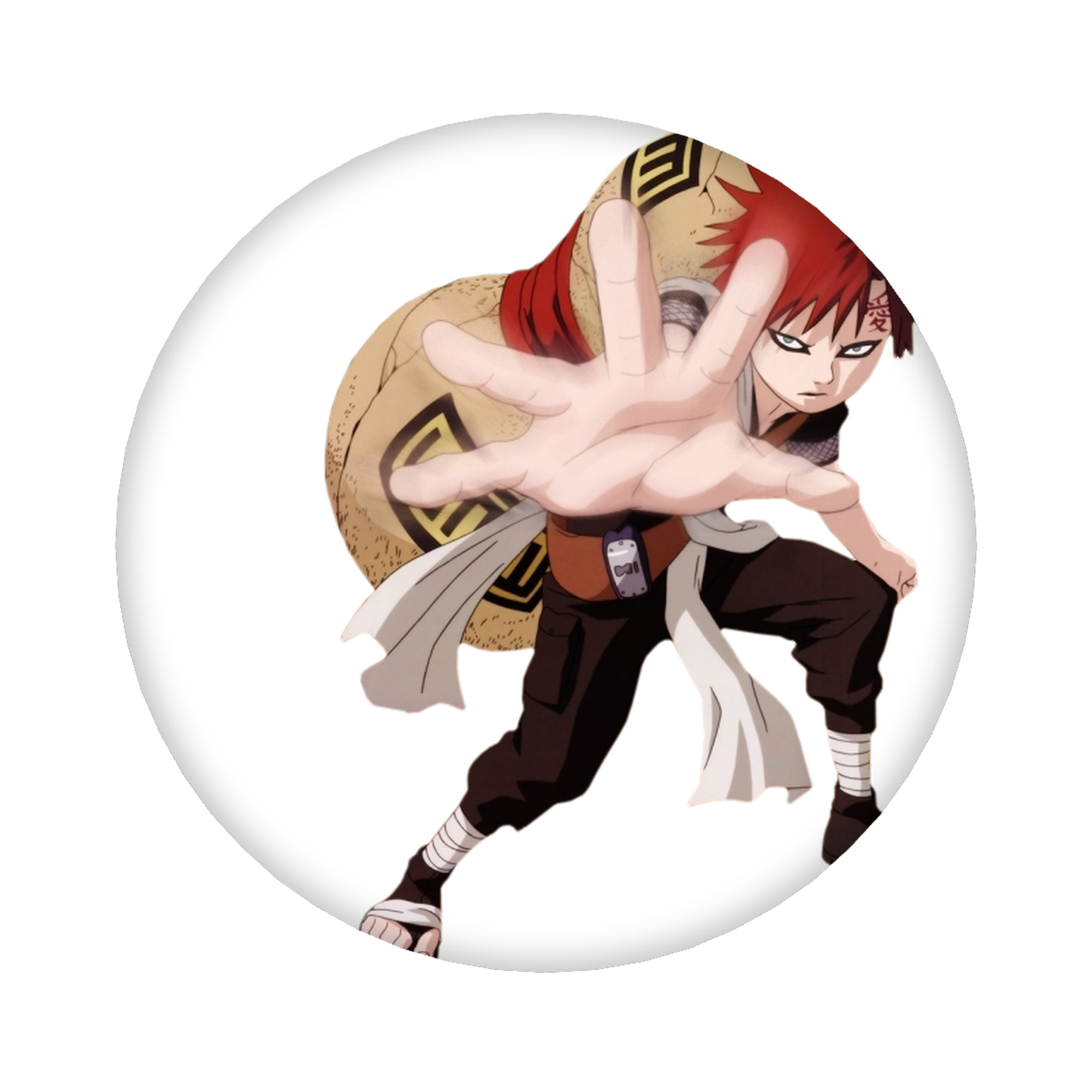 （画像用） NARUTO -ナルト- ガアラ Gaara 6cm 缶バッジ 複数セット