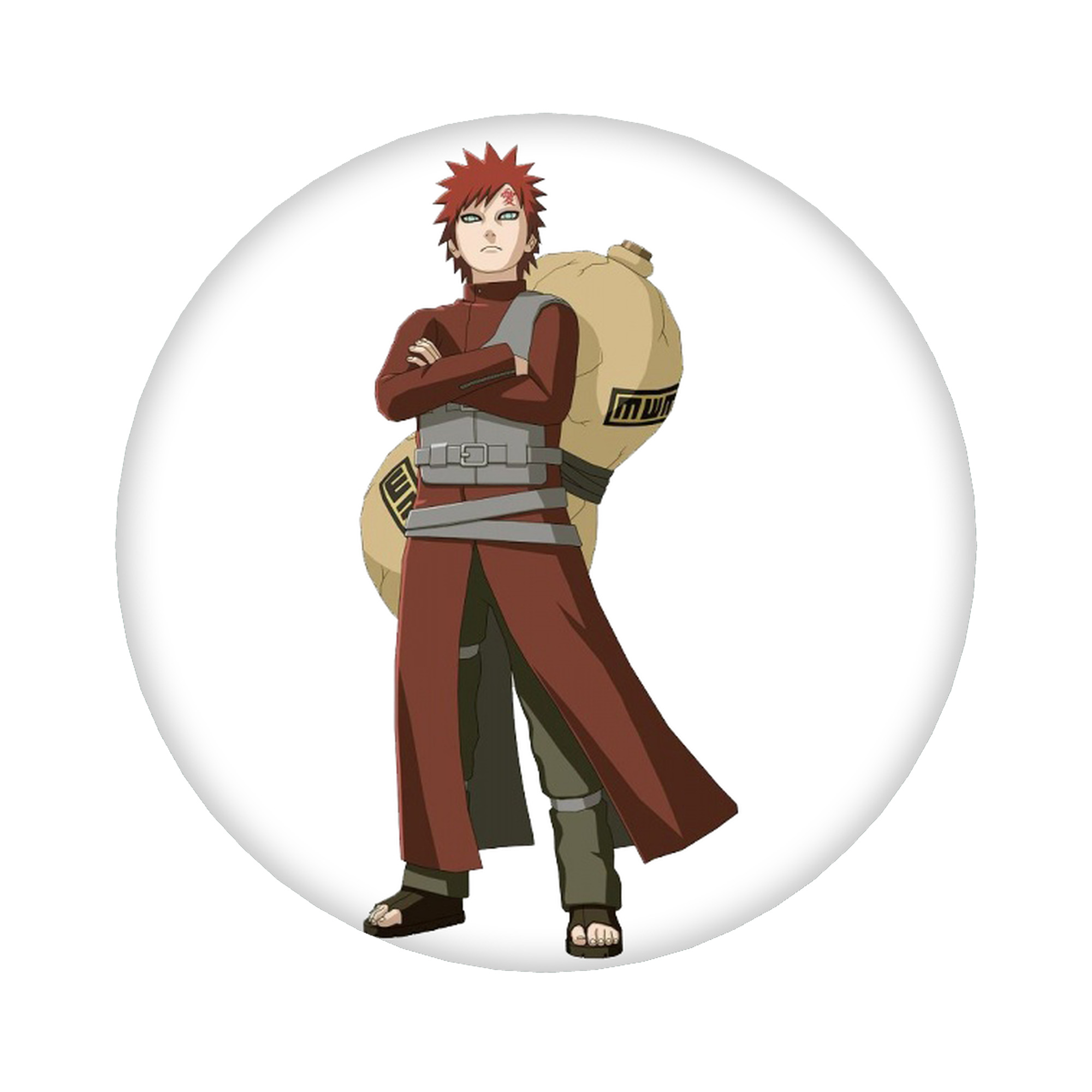 （画像用） NARUTO -ナルト- ガアラ Gaara 6cm 缶バッジ 複数セット