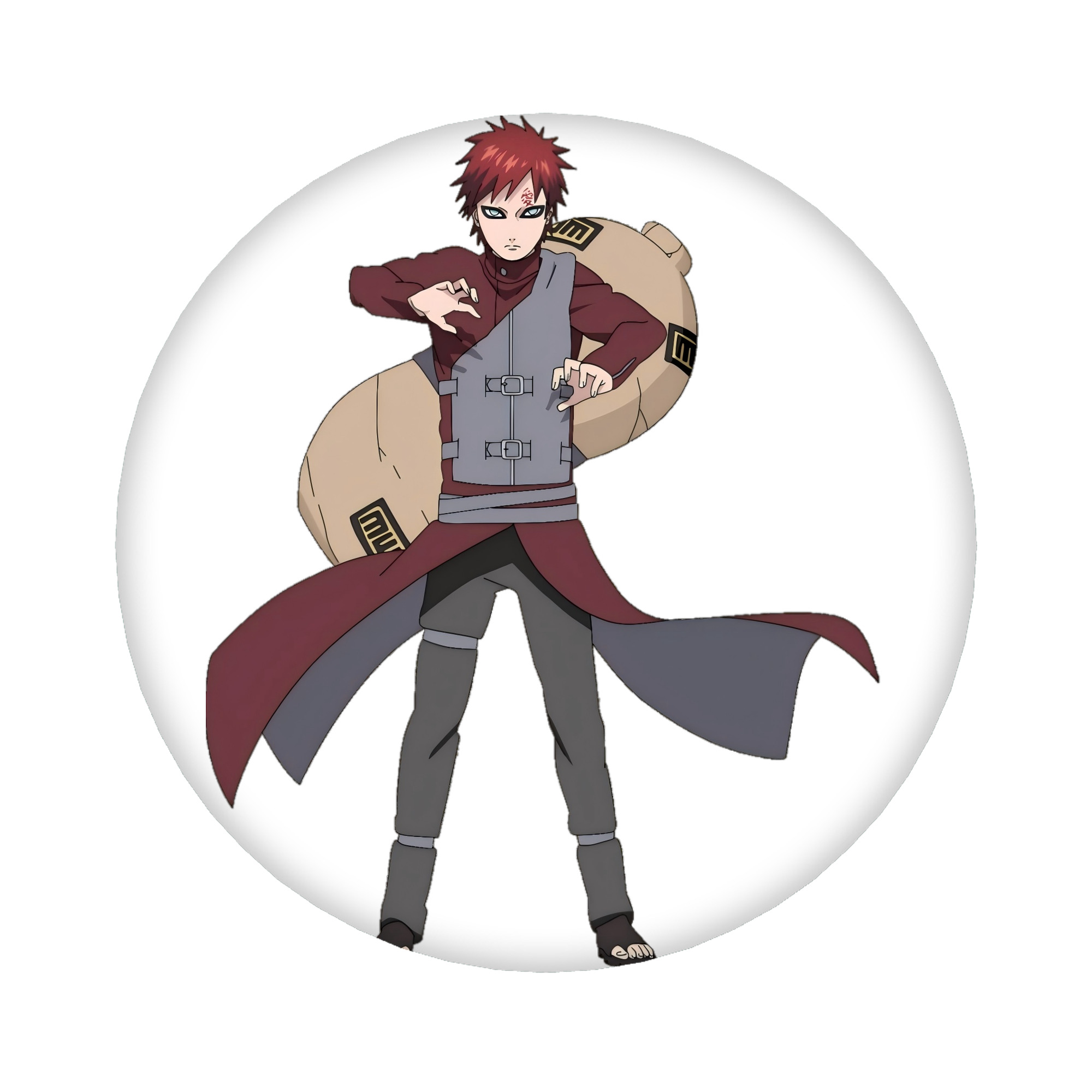 （画像用） NARUTO -ナルト- ガアラ Gaara 6cm 缶バッジ 複数セット