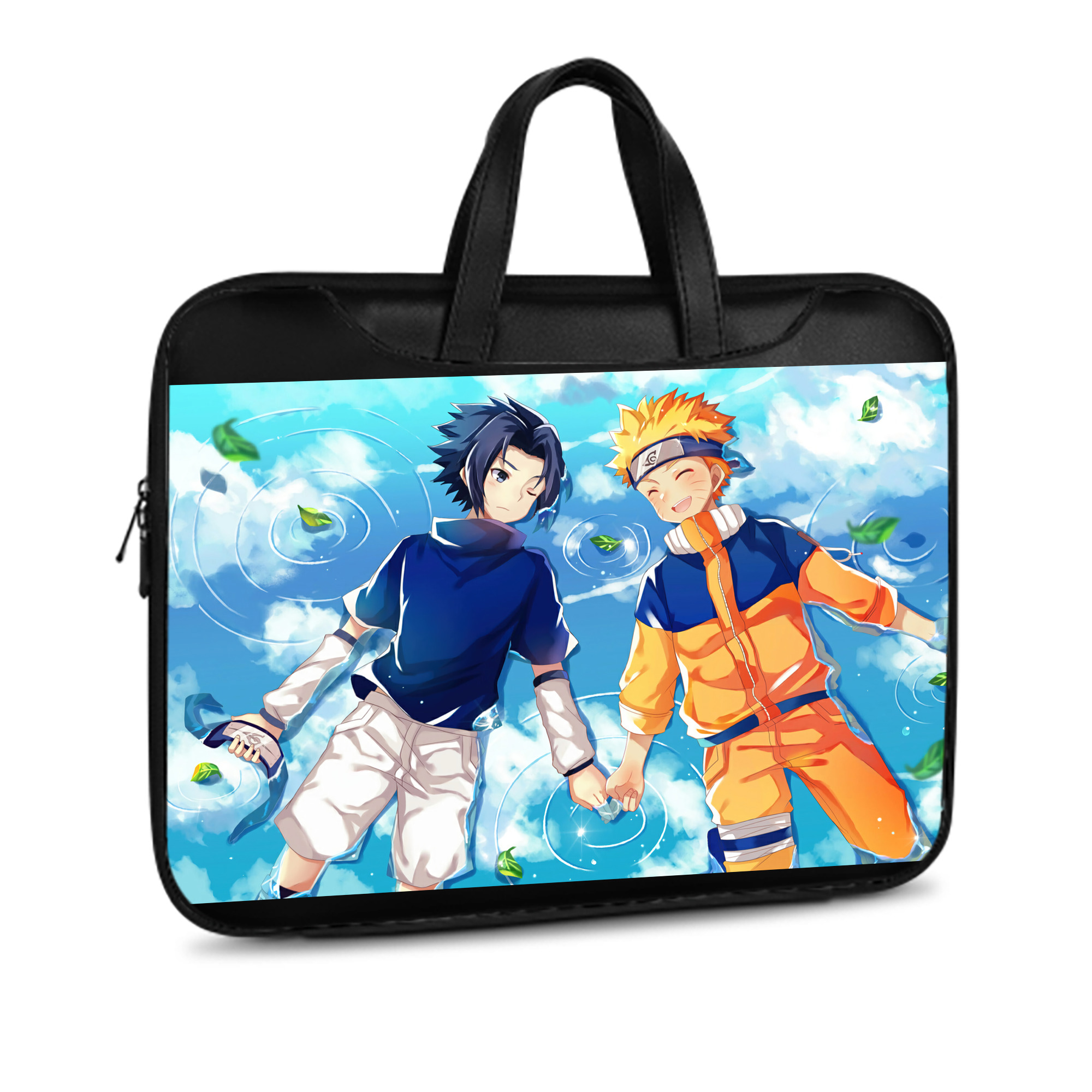 （画像用） NARUTO -ナルト- NARUTO -ナルト- 疾風伝 レザーラップトップバッグ　ノートパソコンケース