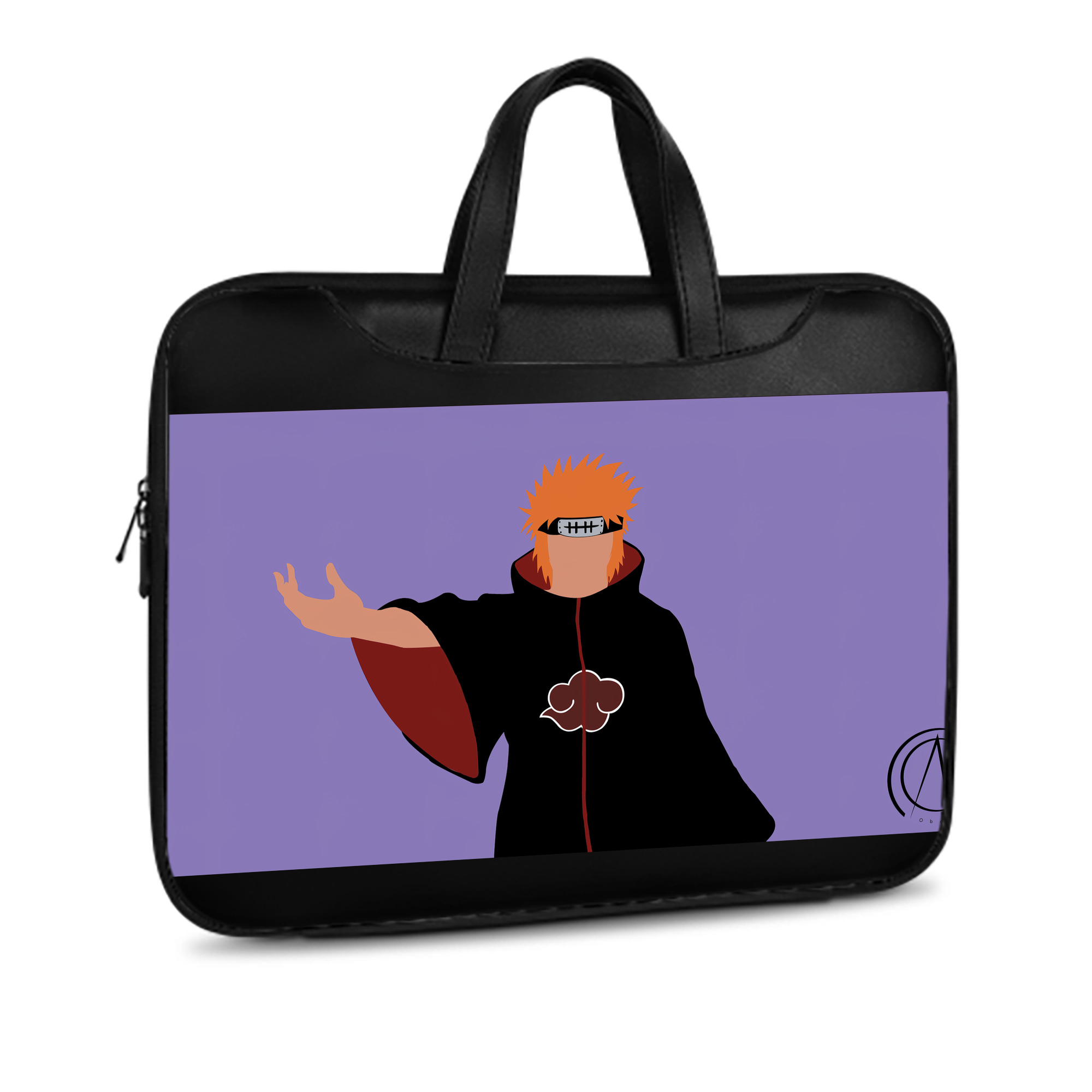 （画像用） NARUTO -ナルト- NARUTO -ナルト- 疾風伝 レザーラップトップバッグ　ノートパソコンケース