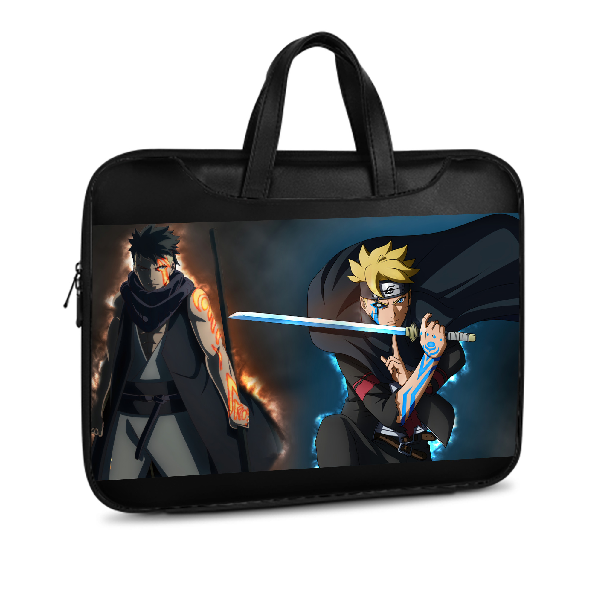 （画像用） NARUTO -ナルト- NARUTO -ナルト- 疾風伝 レザーラップトップバッグ　ノートパソコンケース