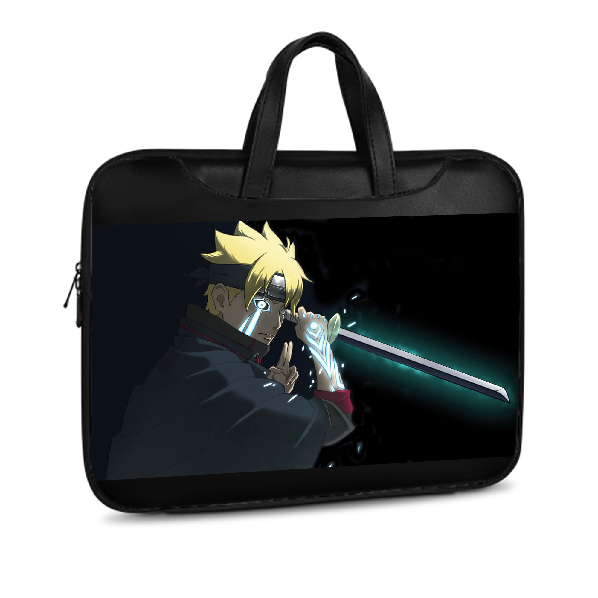 （画像用） NARUTO -ナルト- NARUTO -ナルト- 疾風伝 レザーラップトップバッグ　ノートパソコンケース