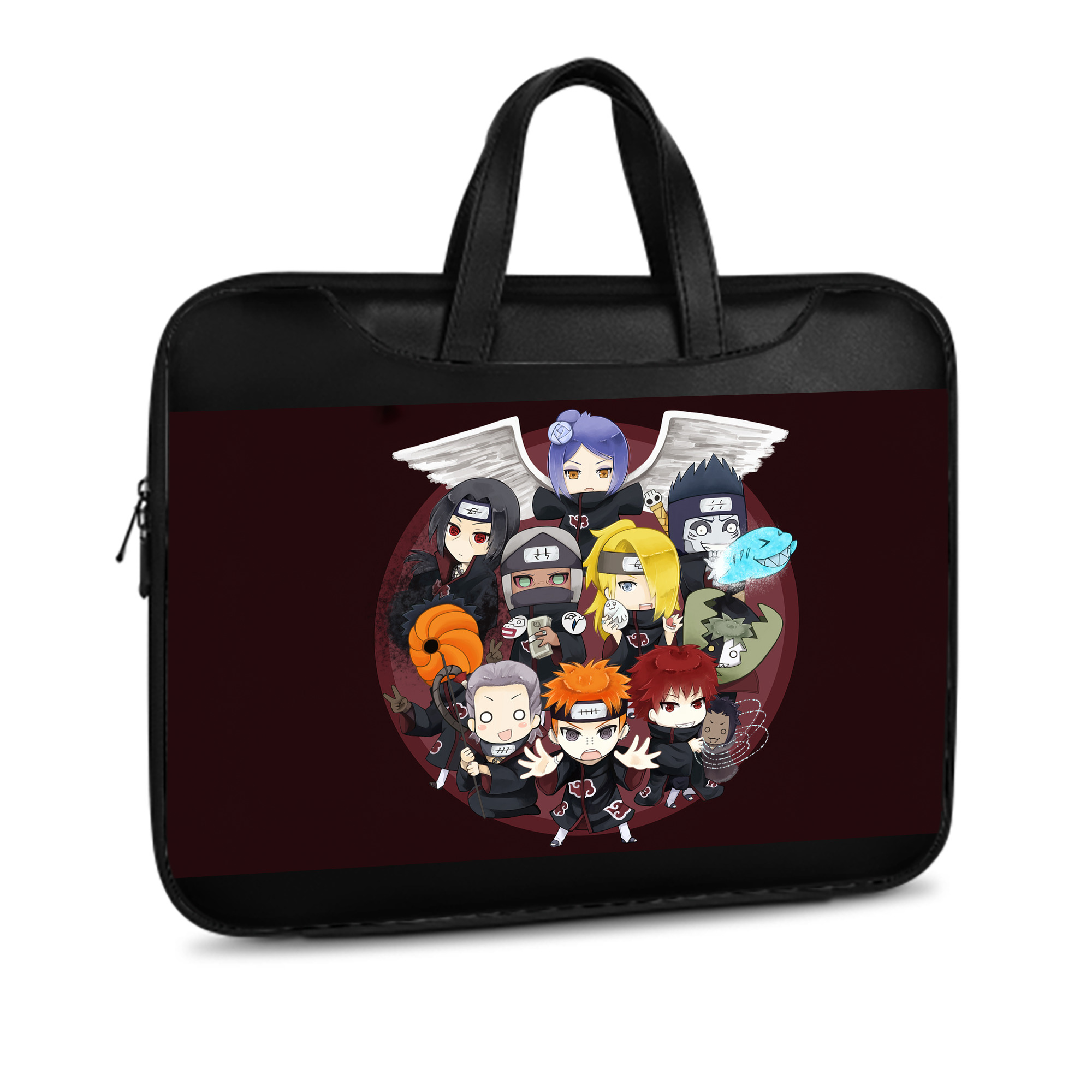 （画像用） NARUTO -ナルト- NARUTO -ナルト- 疾風伝 レザーラップトップバッグ　ノートパソコンケース