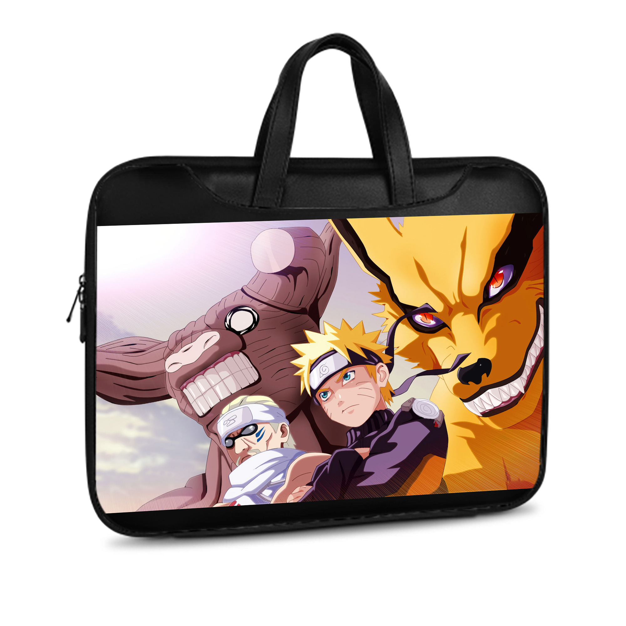 （画像用） NARUTO -ナルト- NARUTO -ナルト- 疾風伝 レザーラップトップバッグ　ノートパソコンケース