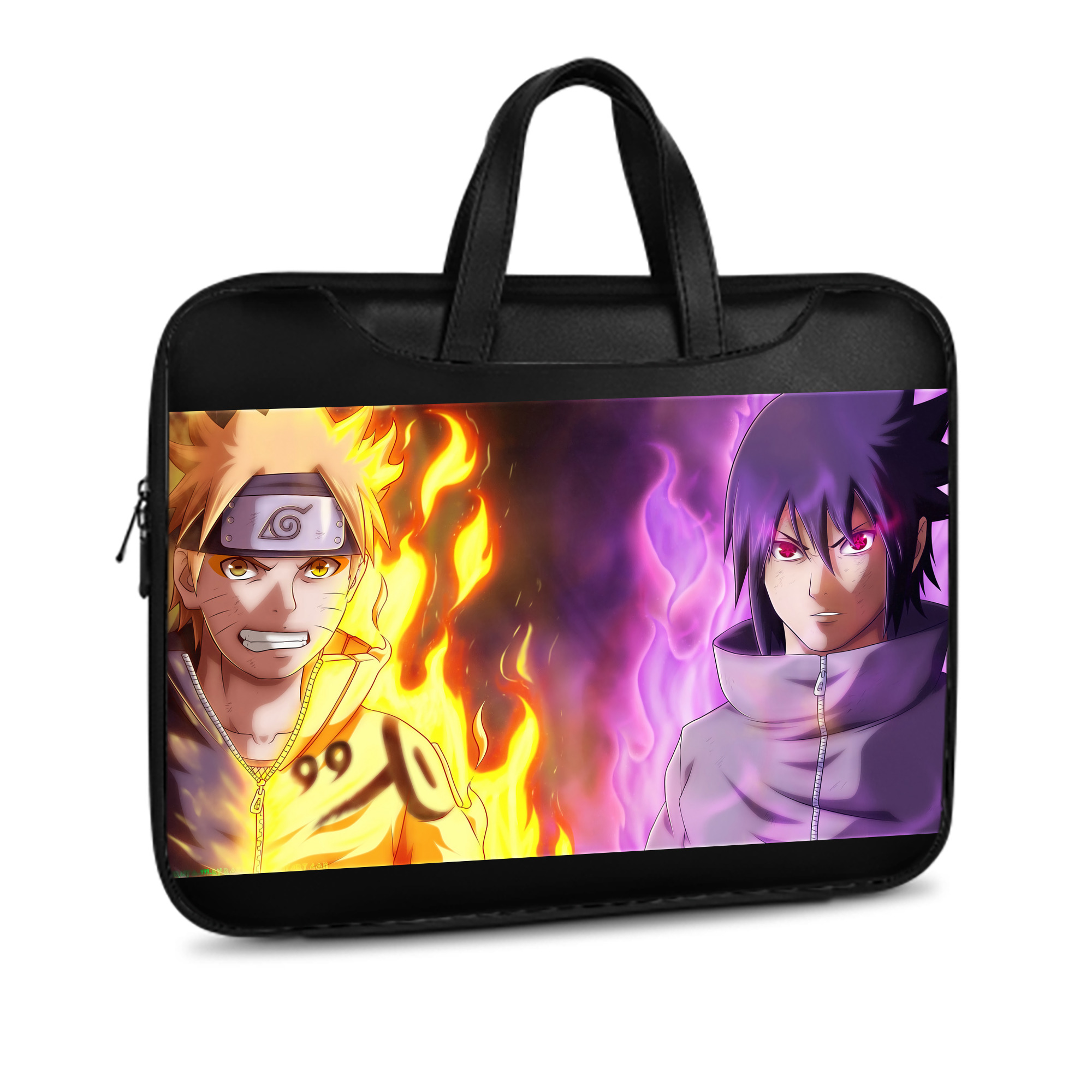 （画像用） NARUTO -ナルト- NARUTO -ナルト- 疾風伝 レザーラップトップバッグ　ノートパソコンケース