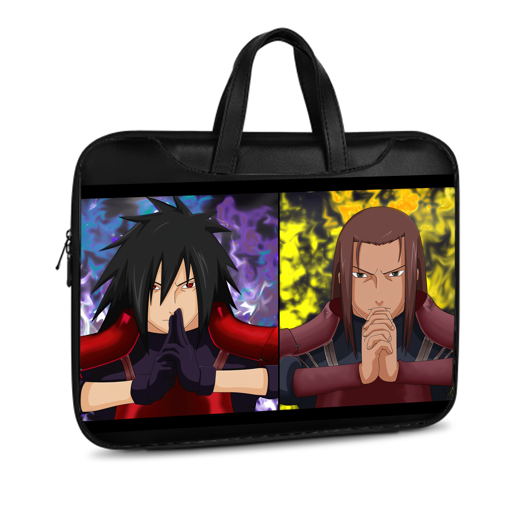 （画像用） NARUTO -ナルト- NARUTO -ナルト- 疾風伝 レザーラップトップバッグ　ノートパソコンケース