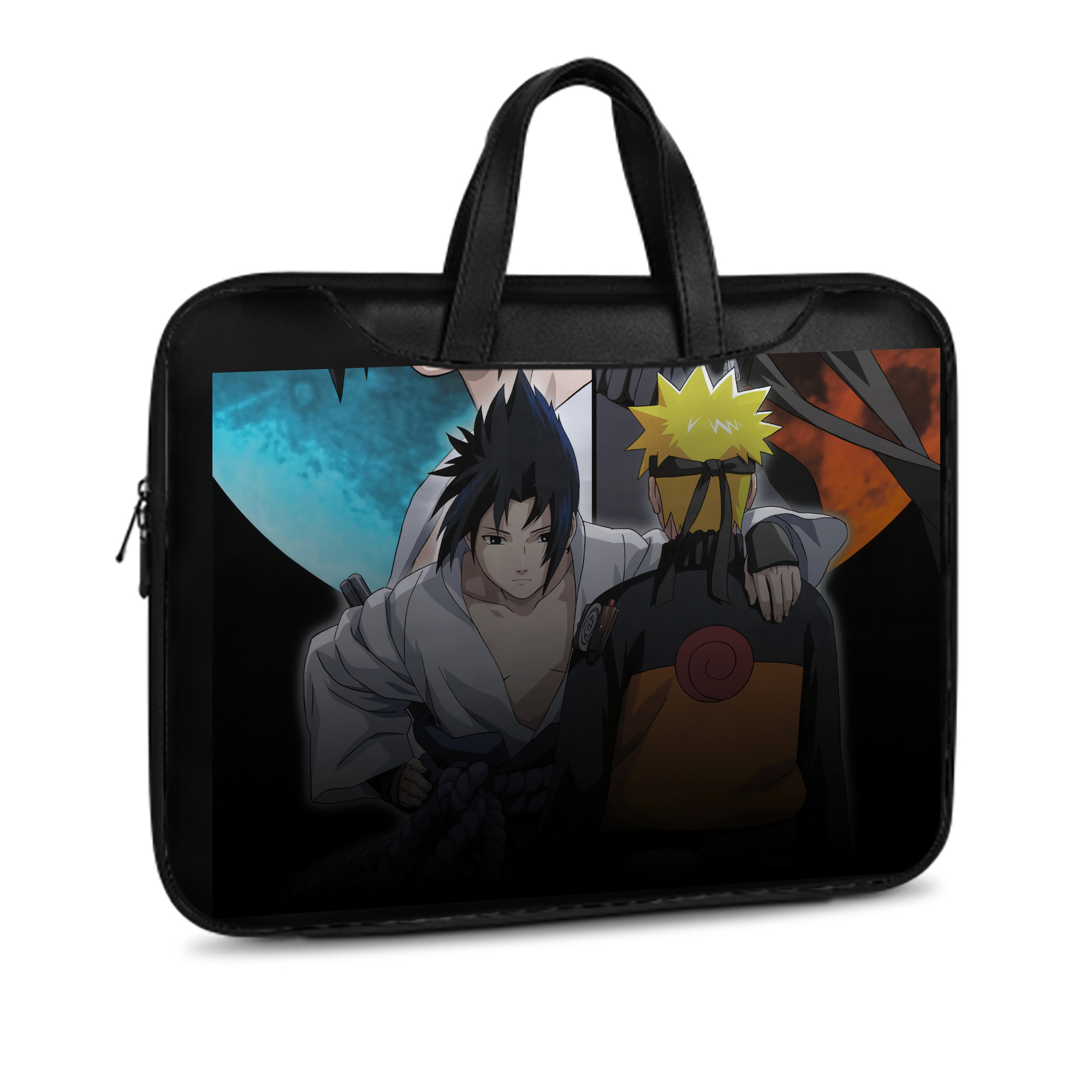 （画像用） NARUTO -ナルト- NARUTO -ナルト- 疾風伝 レザーラップトップバッグ　ノートパソコンケース