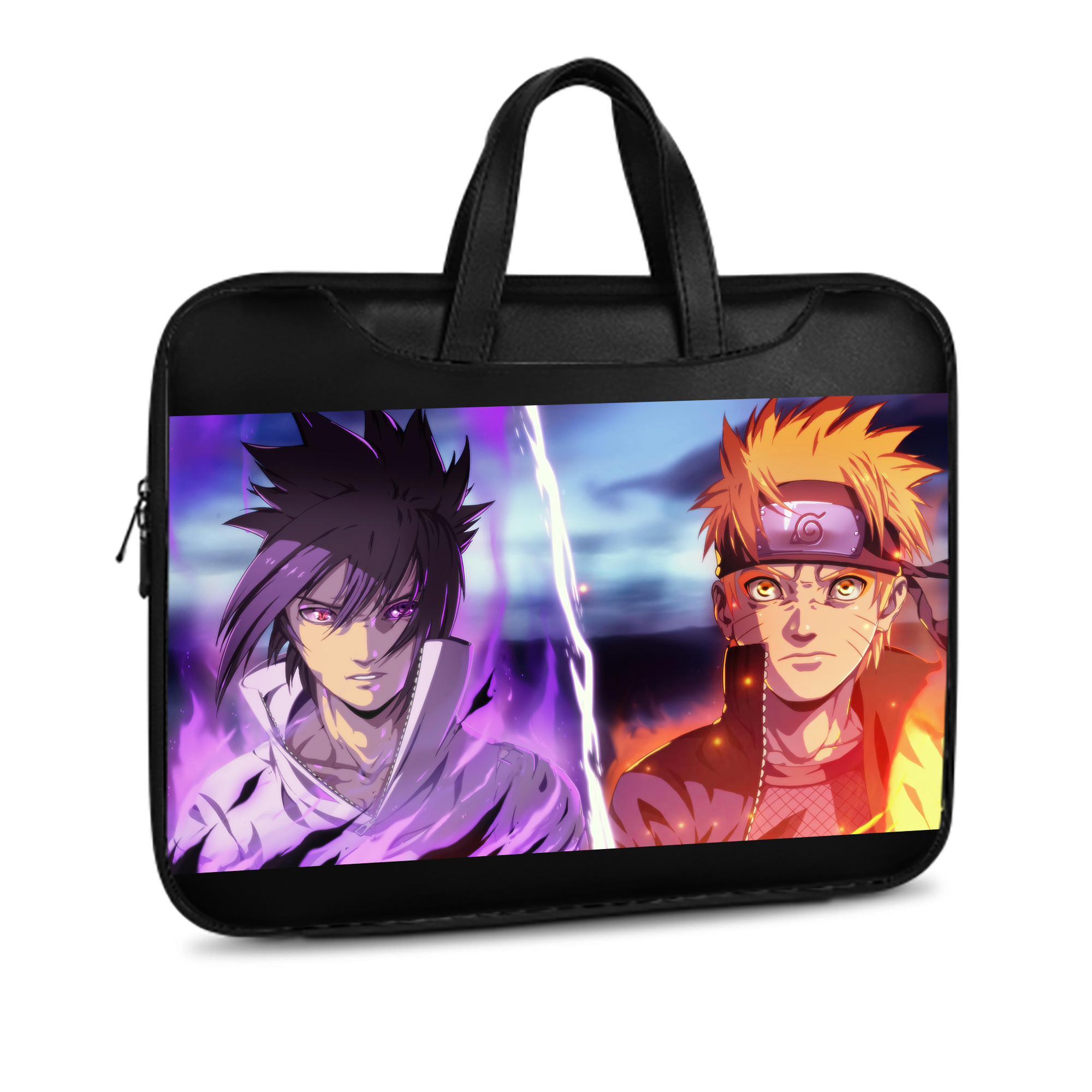 （画像用） NARUTO -ナルト- NARUTO -ナルト- 疾風伝 レザーラップトップバッグ　ノートパソコンケース