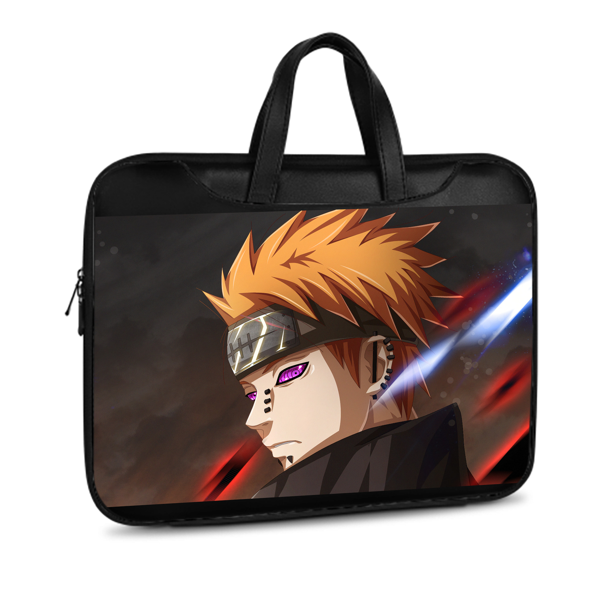 （画像用） NARUTO -ナルト- NARUTO -ナルト- 疾風伝 レザーラップトップバッグ　ノートパソコンケース