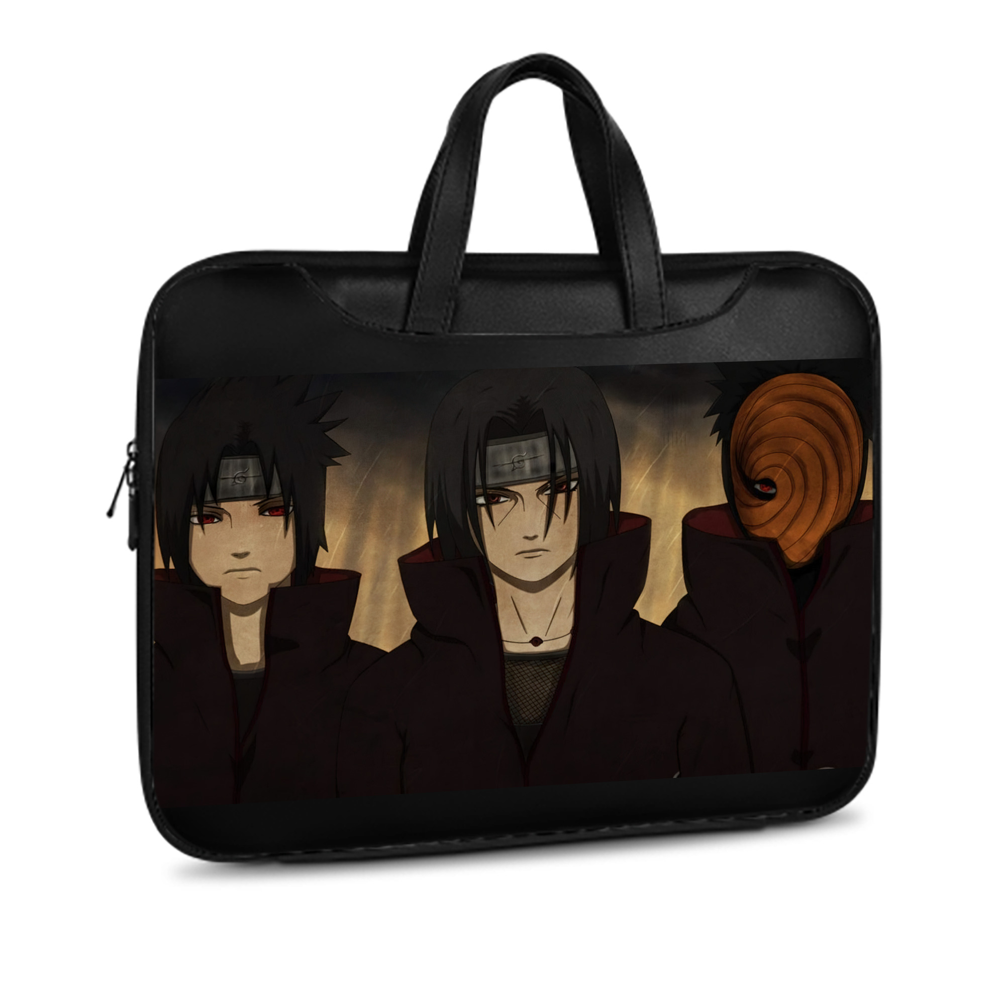（画像用） NARUTO -ナルト- NARUTO -ナルト- 疾風伝 レザーラップトップバッグ　ノートパソコンケース