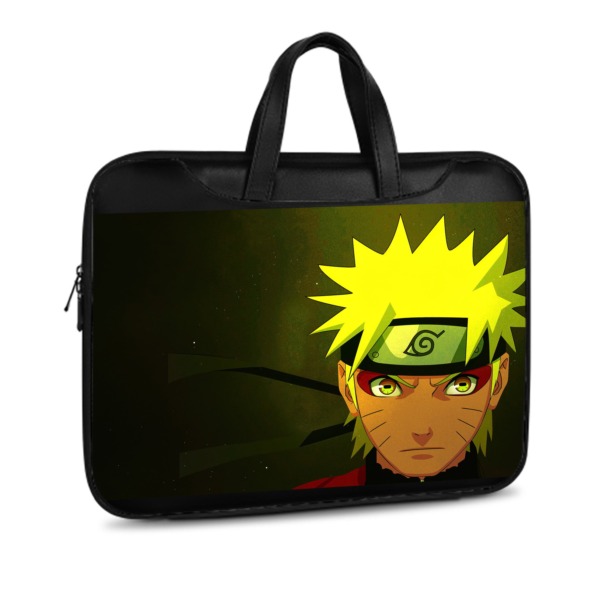 （画像用） NARUTO -ナルト- NARUTO -ナルト- 疾風伝 レザーラップトップバッグ　ノートパソコンケース
