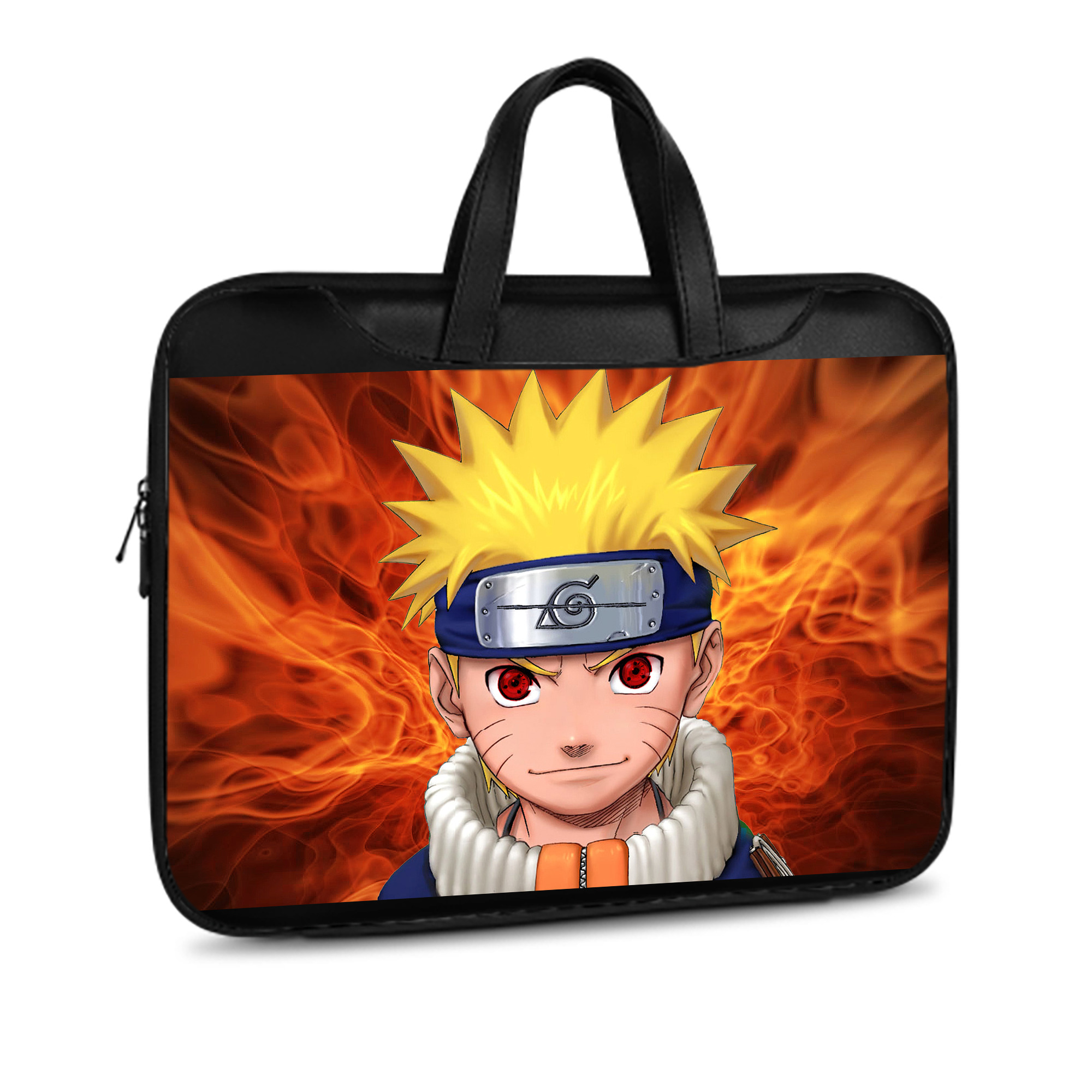 （画像用） NARUTO -ナルト- NARUTO -ナルト- 疾風伝 レザーラップトップバッグ　ノートパソコンケース