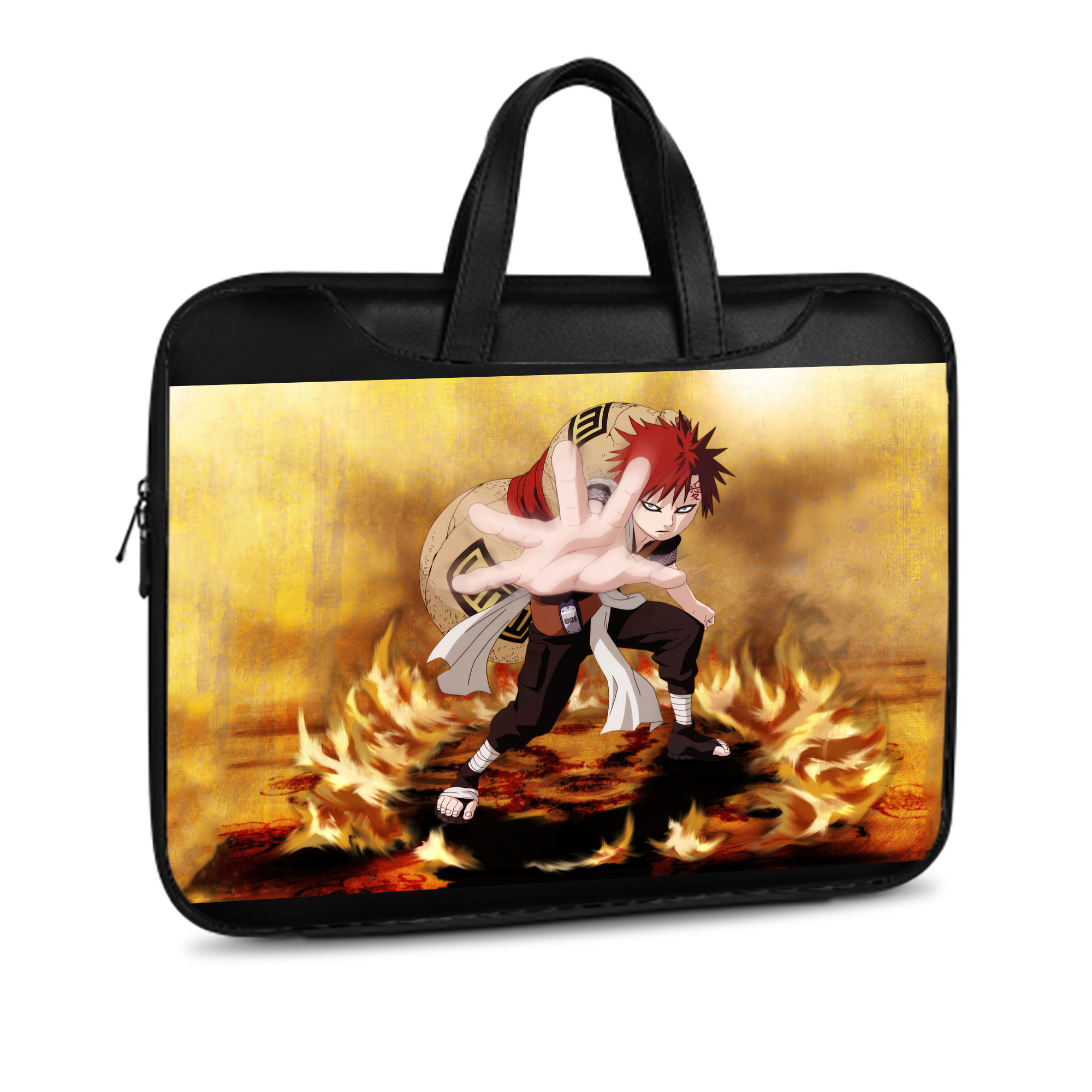 （画像用） NARUTO -ナルト- NARUTO -ナルト- 疾風伝 レザーラップトップバッグ　ノートパソコンケース