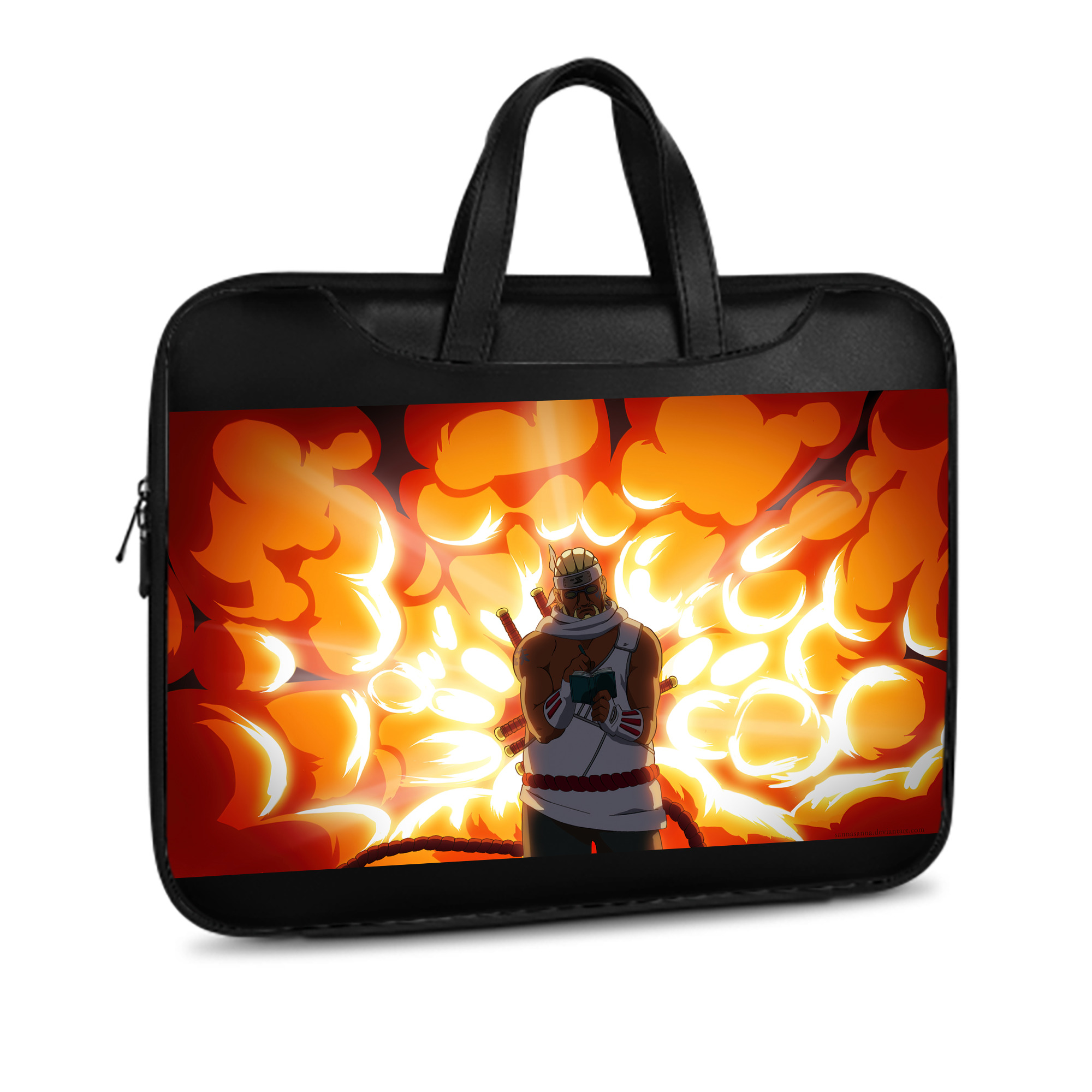 （画像用） NARUTO -ナルト- NARUTO -ナルト- 疾風伝 レザーラップトップバッグ　ノートパソコンケース